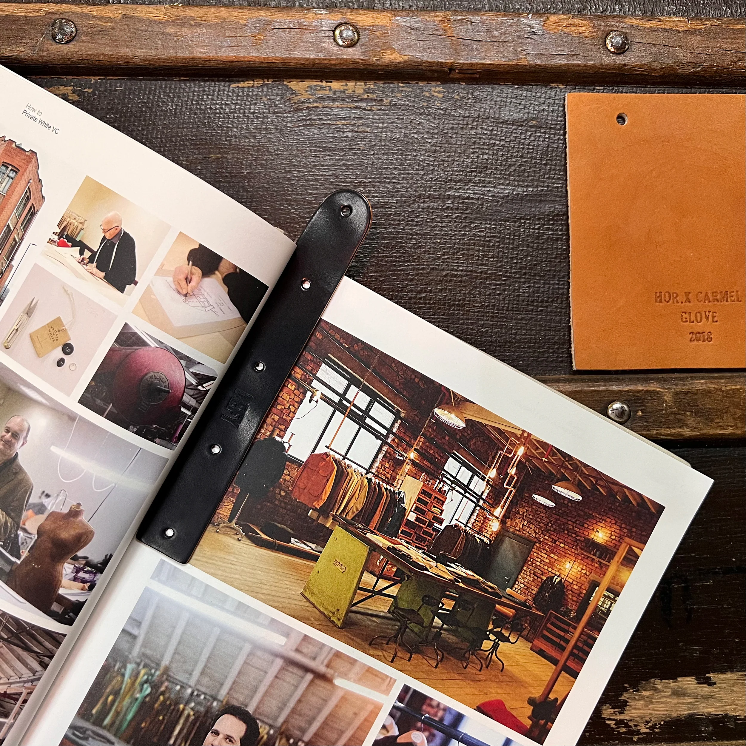 Story Bookmark Horween Genuine Shell Cordovan® Leather - Image 3
