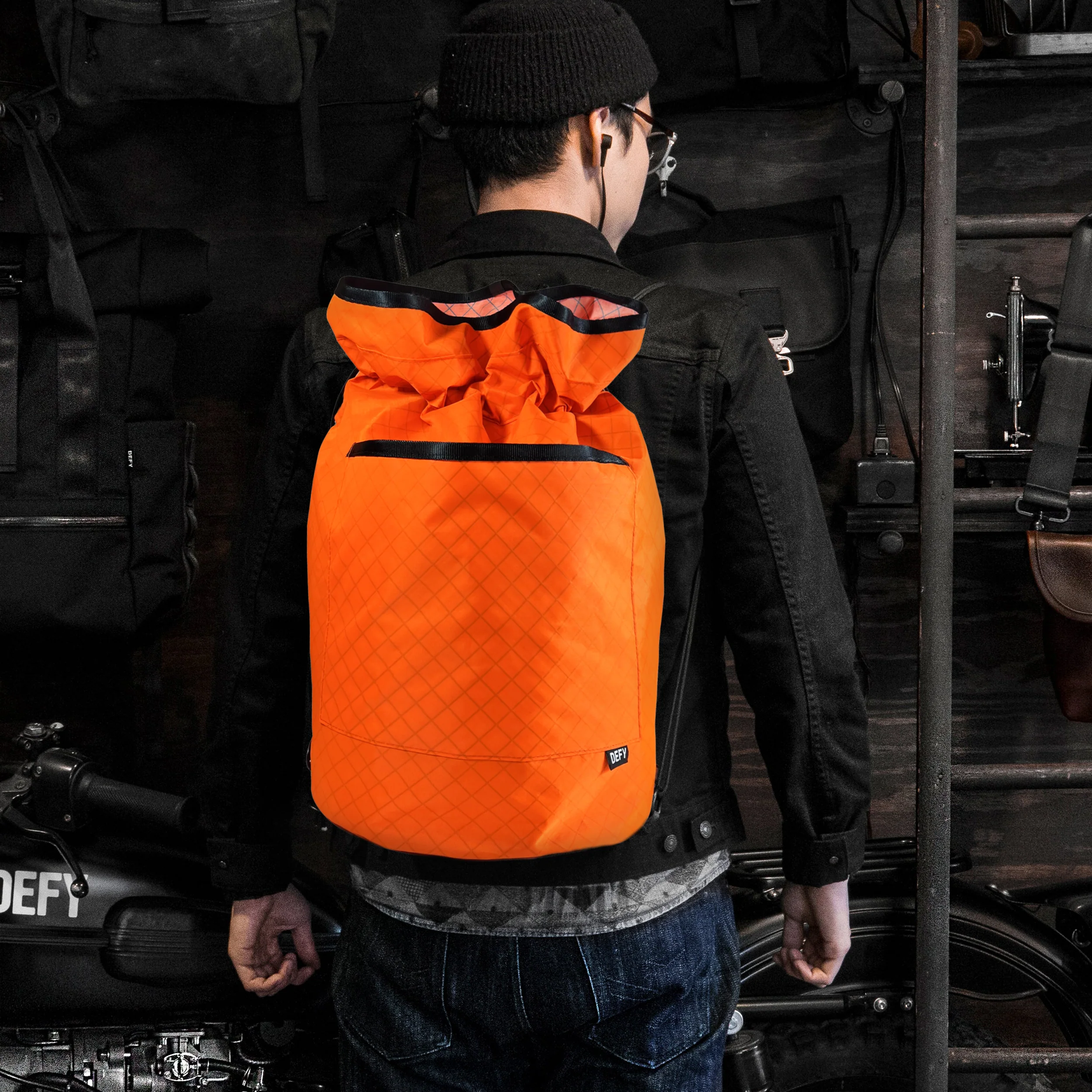 Bucket Bag / 'Fire Edition' ECOPAK™ EPX Blaze Orange / Ships in 8-10 Weeks - Image 4