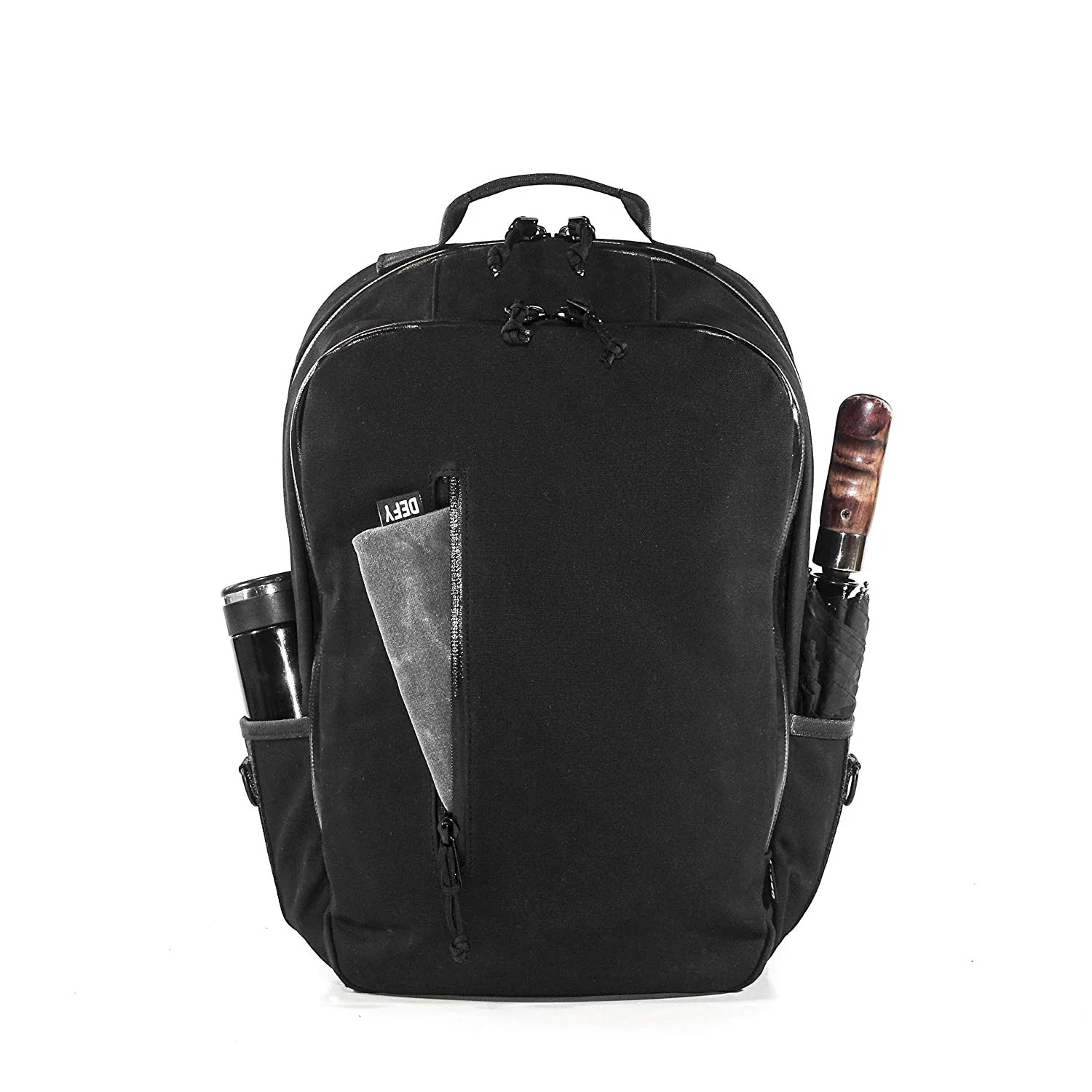 Bucktown Backpack / Black TexWax™ Canvas - Image 14