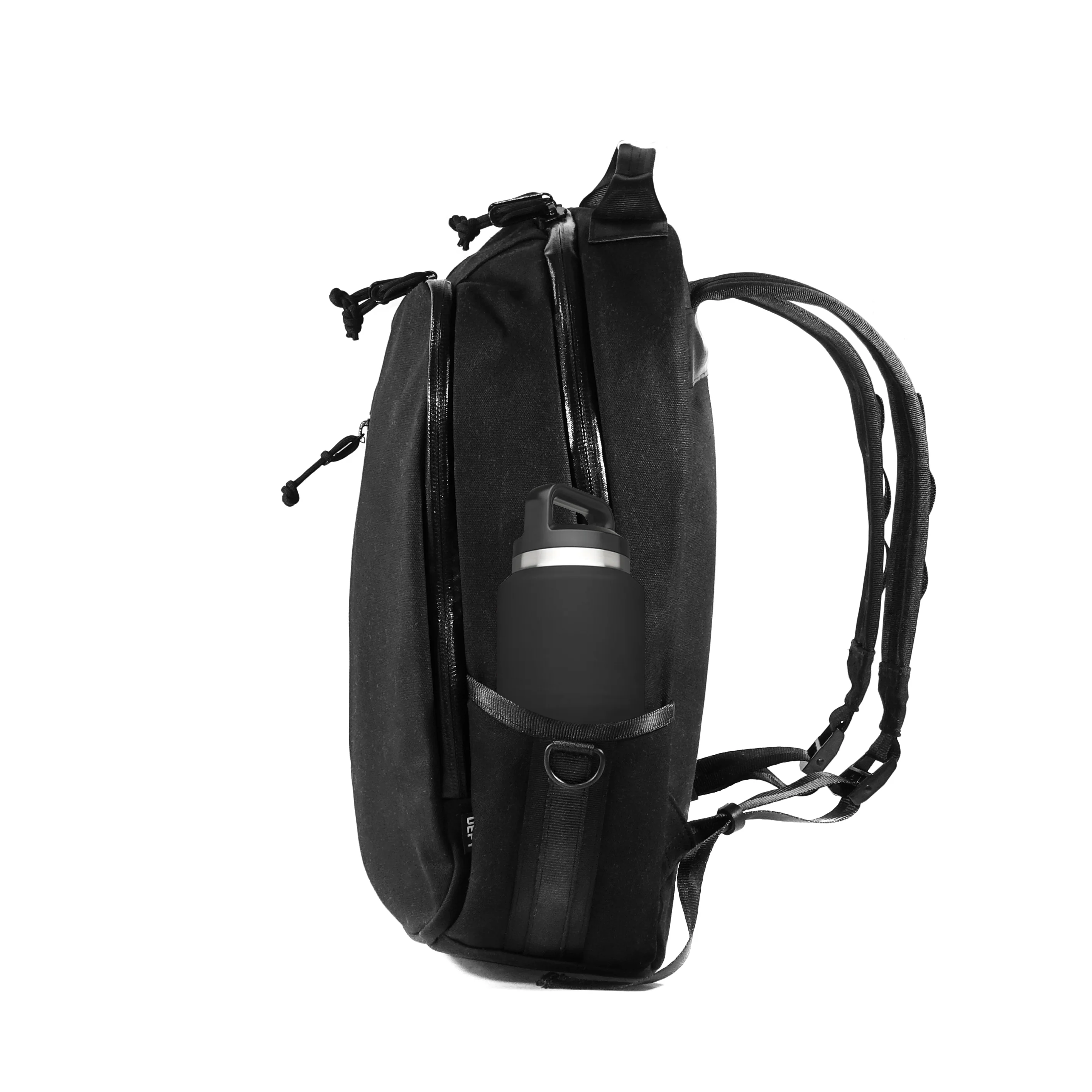 Bucktown Backpack / Black TexWax™ Canvas - Image 3
