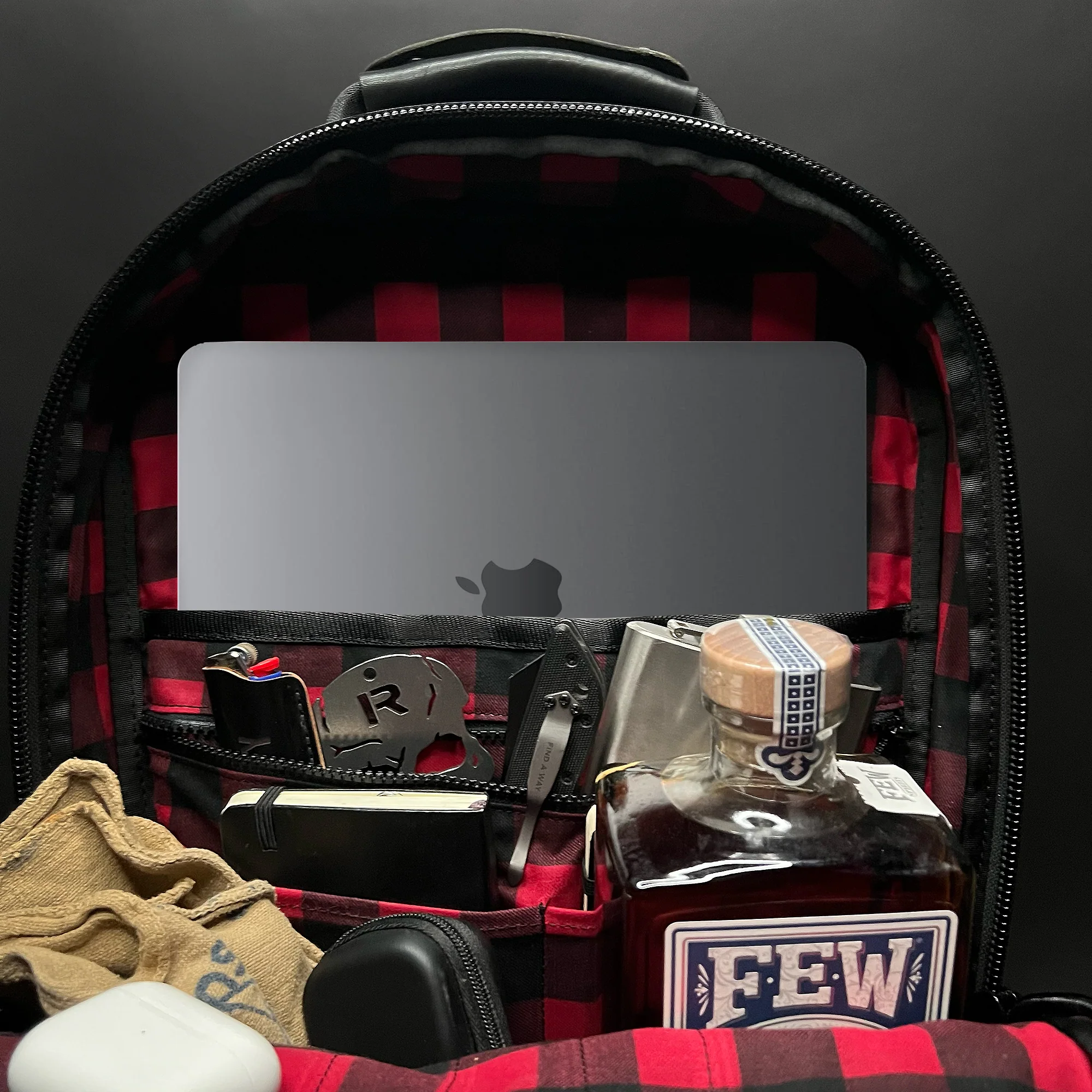 Bucktown Full Horween Essex Rookery Leather Bundle x TexWax™ Buffalo Plaid Wax Canvas / Ships in 6-10 Weeks - Image 2