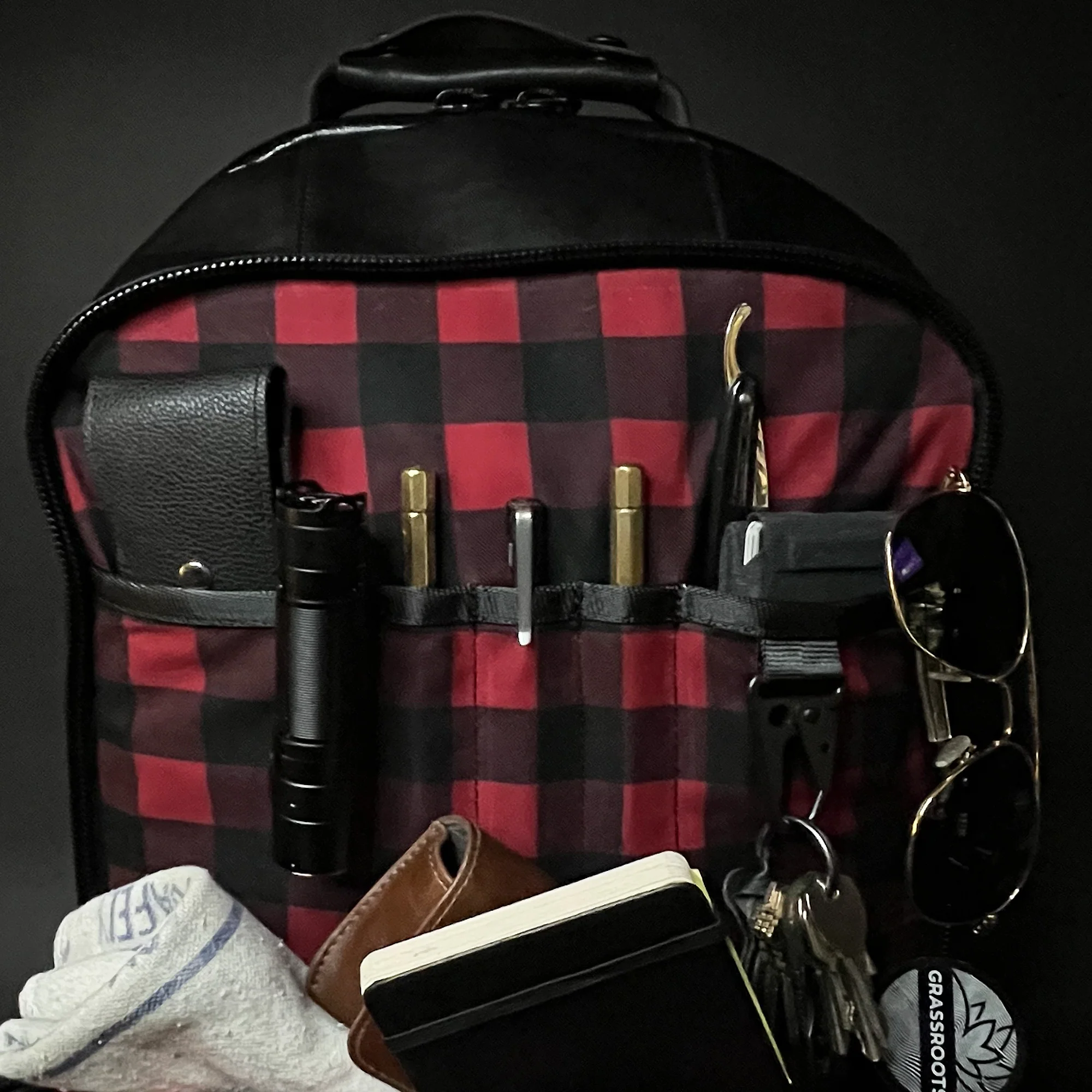 Bucktown Full Horween Essex Rookery Leather Bundle x TexWax™ Buffalo Plaid Wax Canvas / Ships in 6-10 Weeks - Image 5