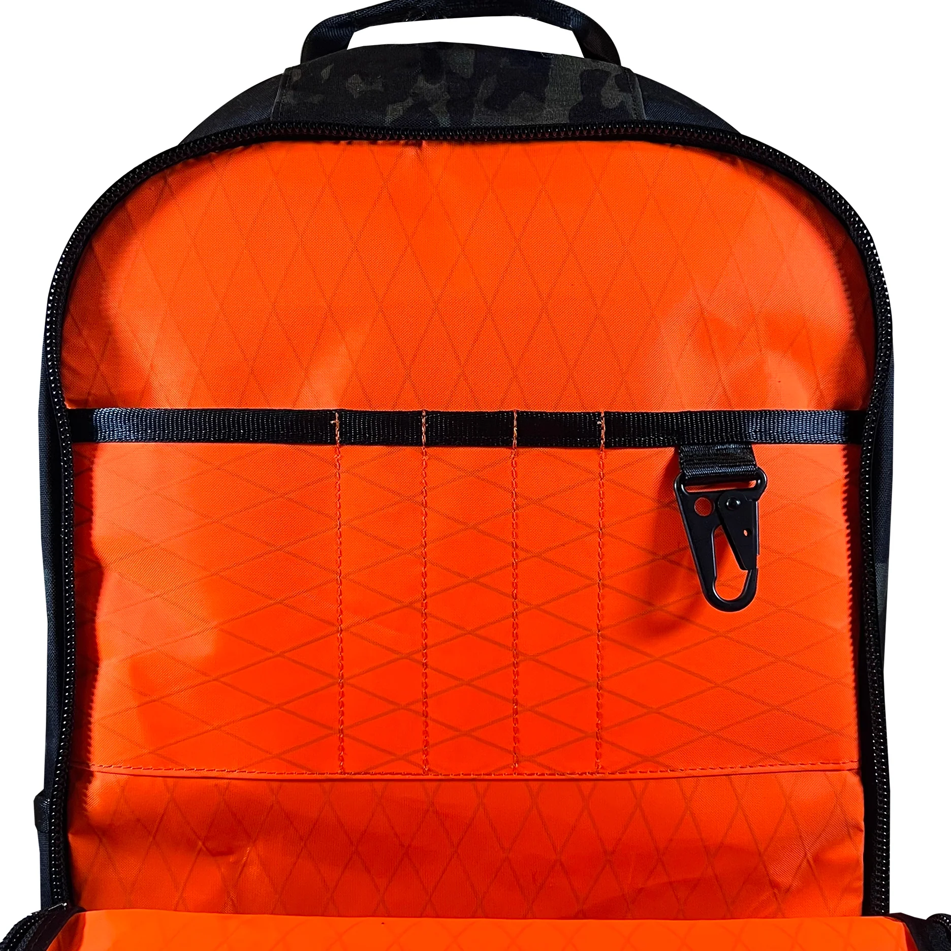 Bucktown Backpack 'Fire Edition' / Rogue Camo MultiCam Black™ CORDURA® / ECOPAK™ EPX Blaze Orange - Image 8