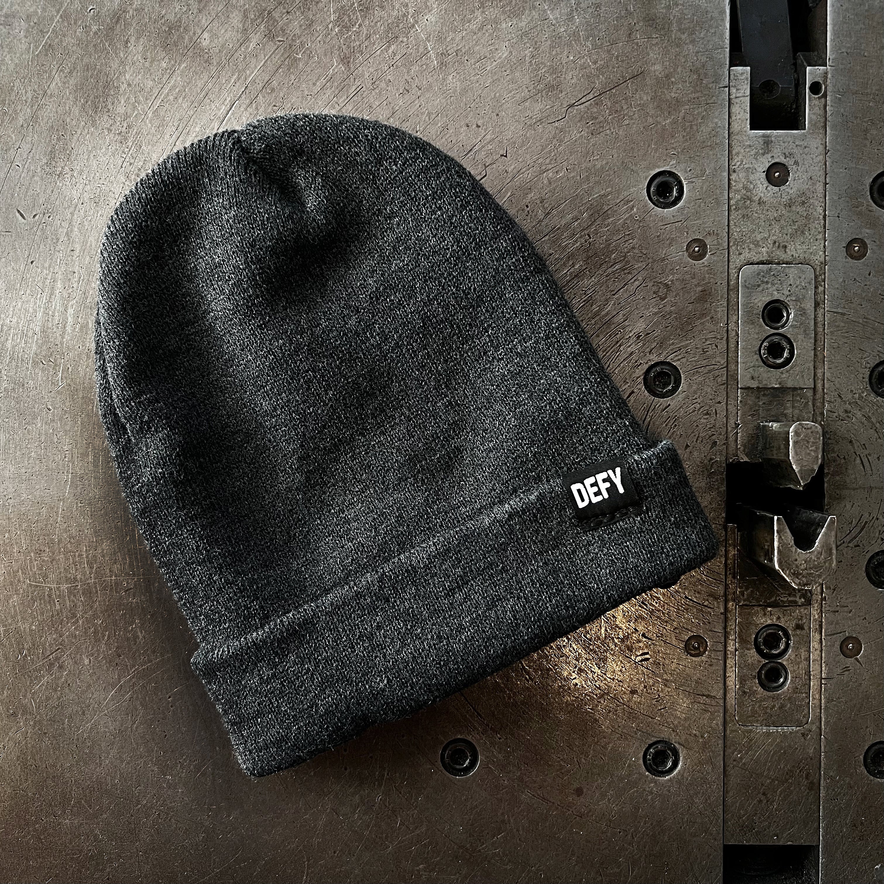 DEFY Grey Beanie - Image 5