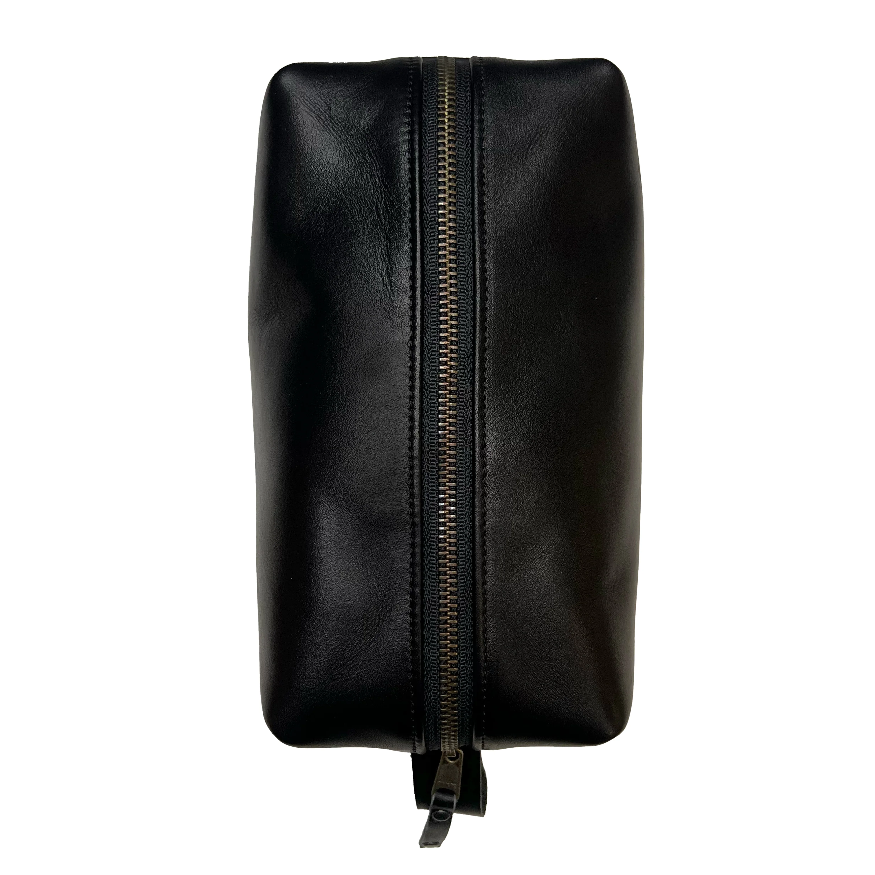 Dopp Kit / Horween Essex Rookery Leather x Buffalo Plaid Wax Canvas / Ships in 3-4 Weeks - Image 7