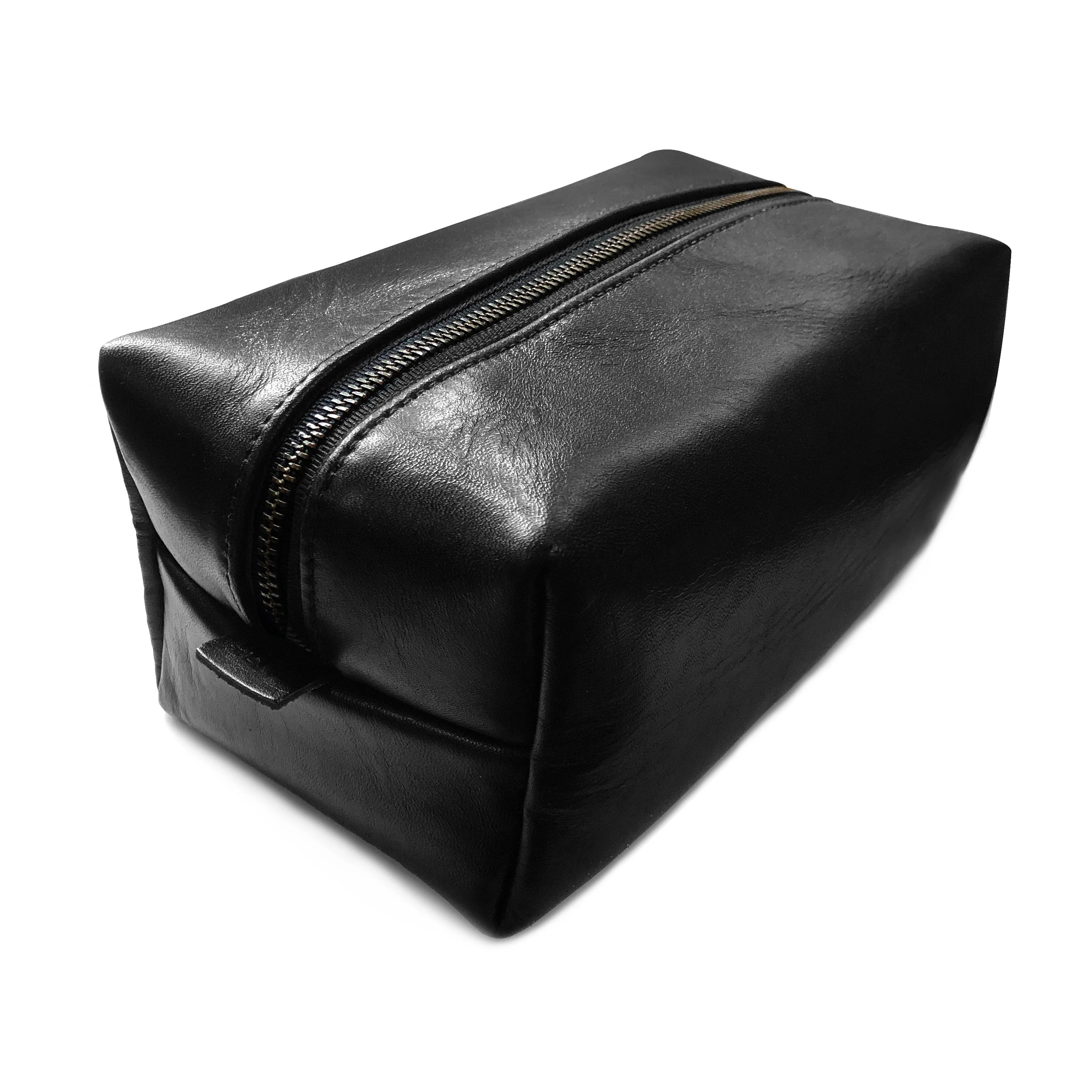 Dopp Kit / Horween Essex Rookery Leather x Buffalo Plaid Wax Canvas / Ships in 3-4 Weeks - Image 9