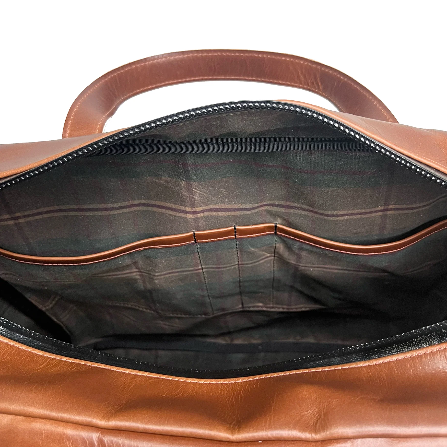 Epic 48 Hour Bundle / Horween Cavalier Whiskey Leather x TexWax™ Autumn Plaid Wax Canvas / Ships in 8-10 Weeks - Image 4