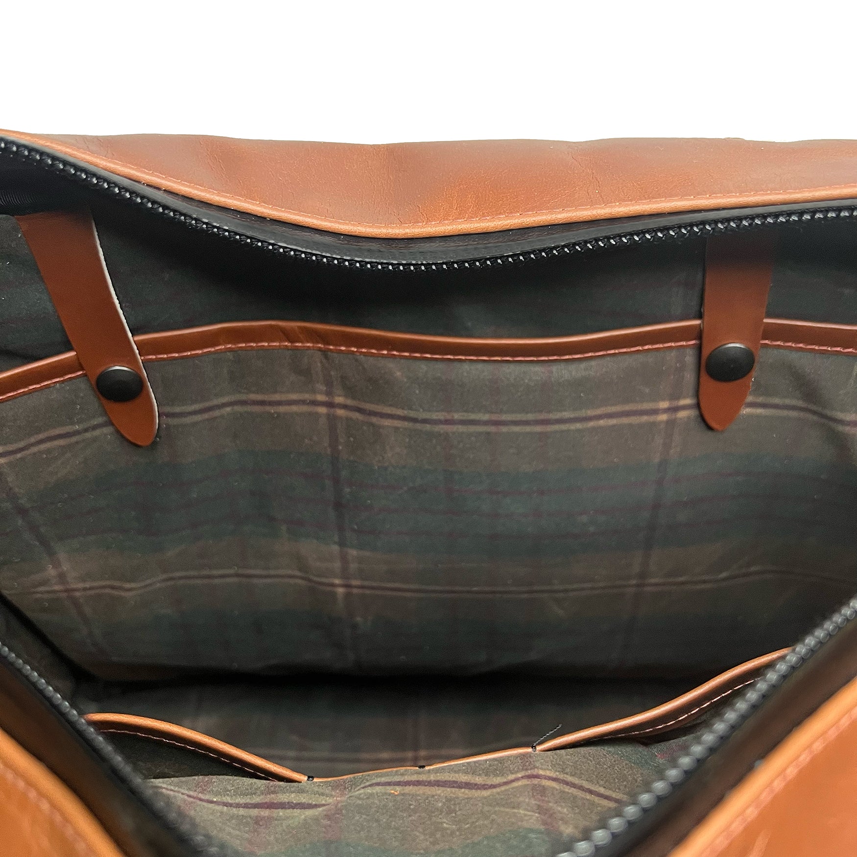 Epic 48 Hour Bundle / Horween Cavalier Whiskey Leather x TexWax™ Autumn Plaid Wax Canvas / Ships in 8-10 Weeks - Image 7