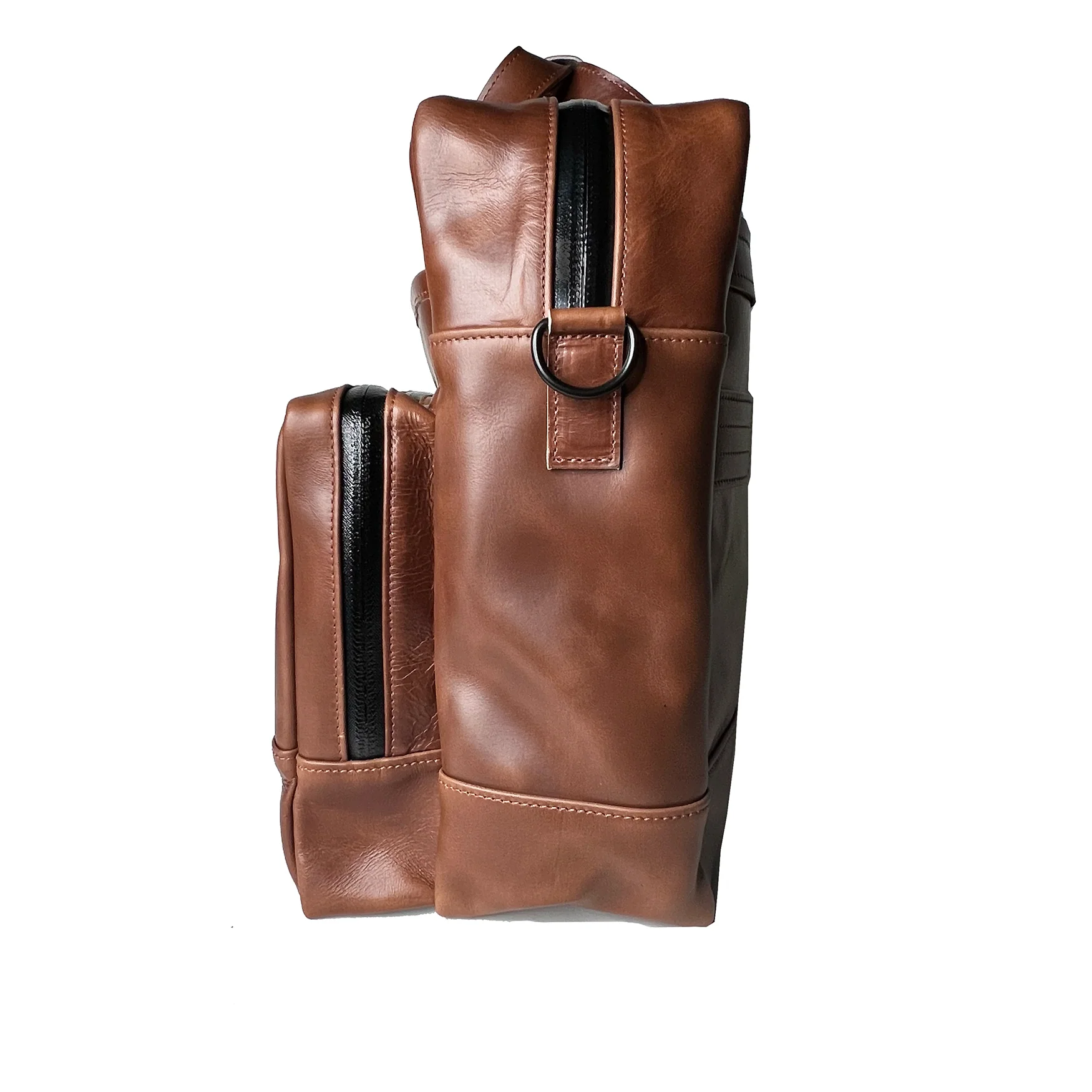 Epic 48 Hour Bundle / Horween Cavalier Whiskey Leather x TexWax™ Autumn Plaid Wax Canvas / Ships in 8-10 Weeks - Image 8