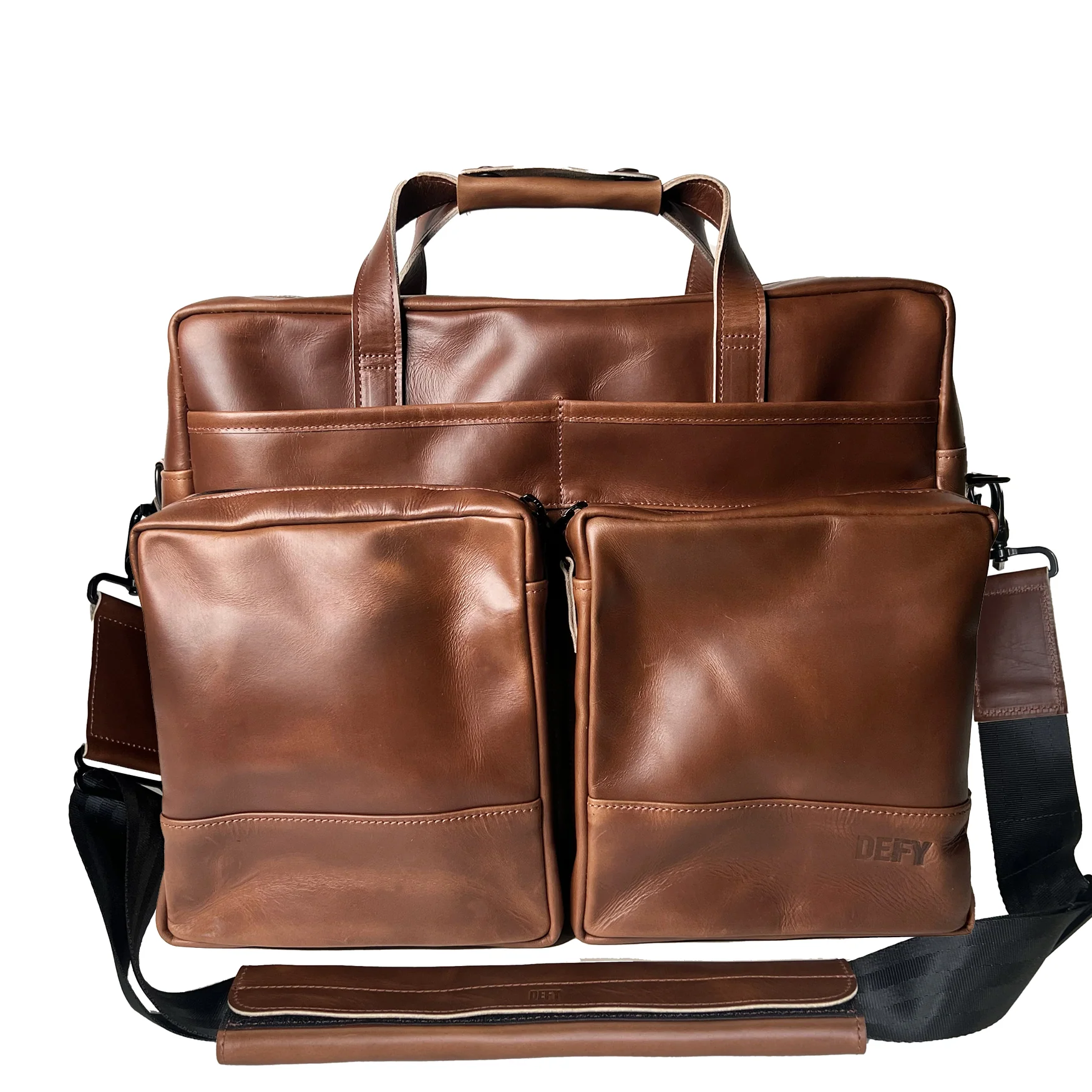 Epic 48 Hour Bundle / Horween Cavalier Whiskey Leather x TexWax™ Autumn Plaid Wax Canvas / Ships in 8-10 Weeks - Image 9
