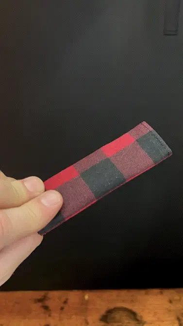 FF - Tech Mr Gripper / Horween Buffalo Plaid Wax Cotton Canvas - Image 2