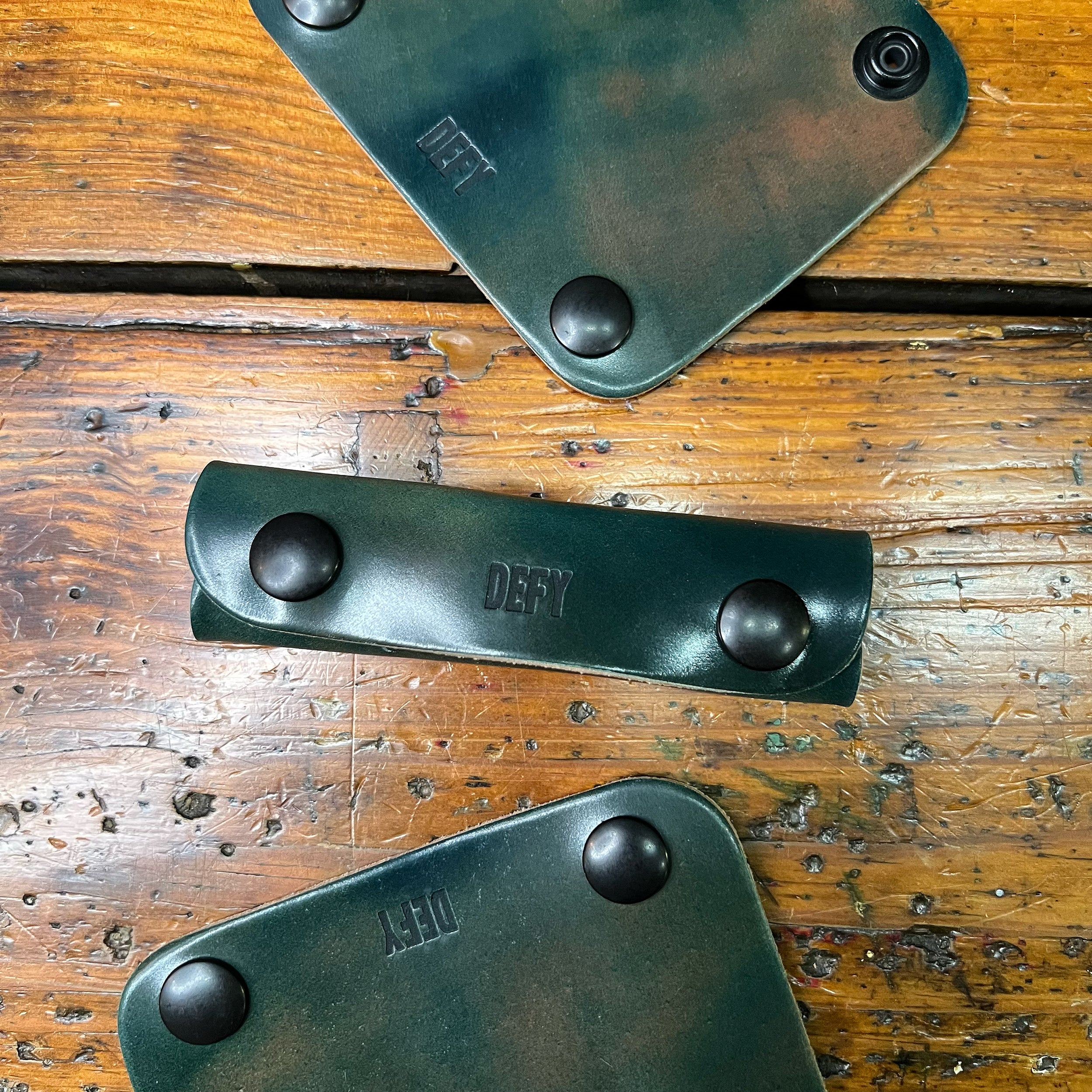 GP - Mr Gripper / Horween Marbled (Greens, Browns, Blues) Shell Cordovan Mr Gripper / Last 1 - Image 5