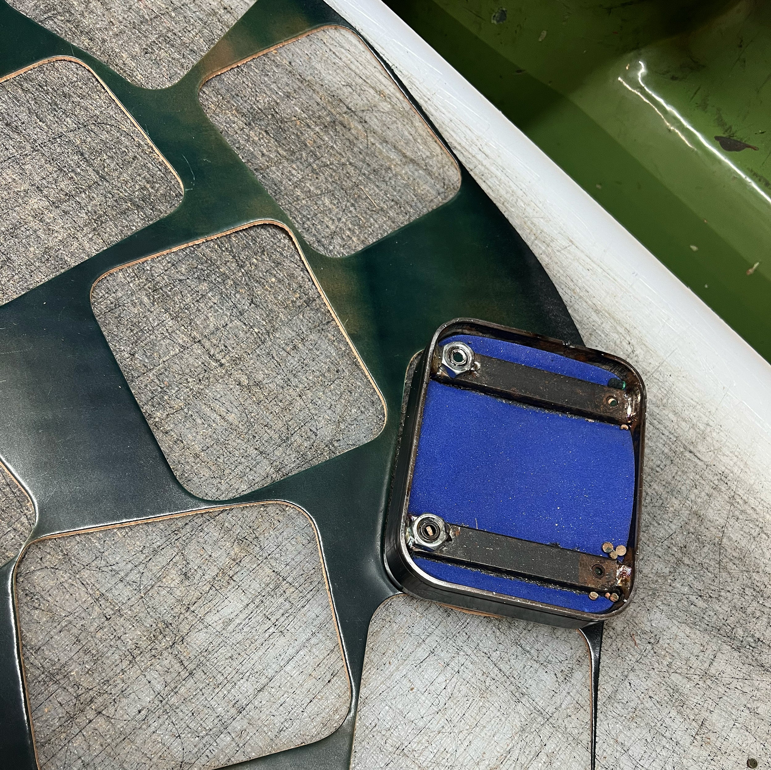 GP - Mr Gripper / Horween Marbled (Greens, Browns, Blues) Shell Cordovan Mr Gripper / Last 1 - Image 8