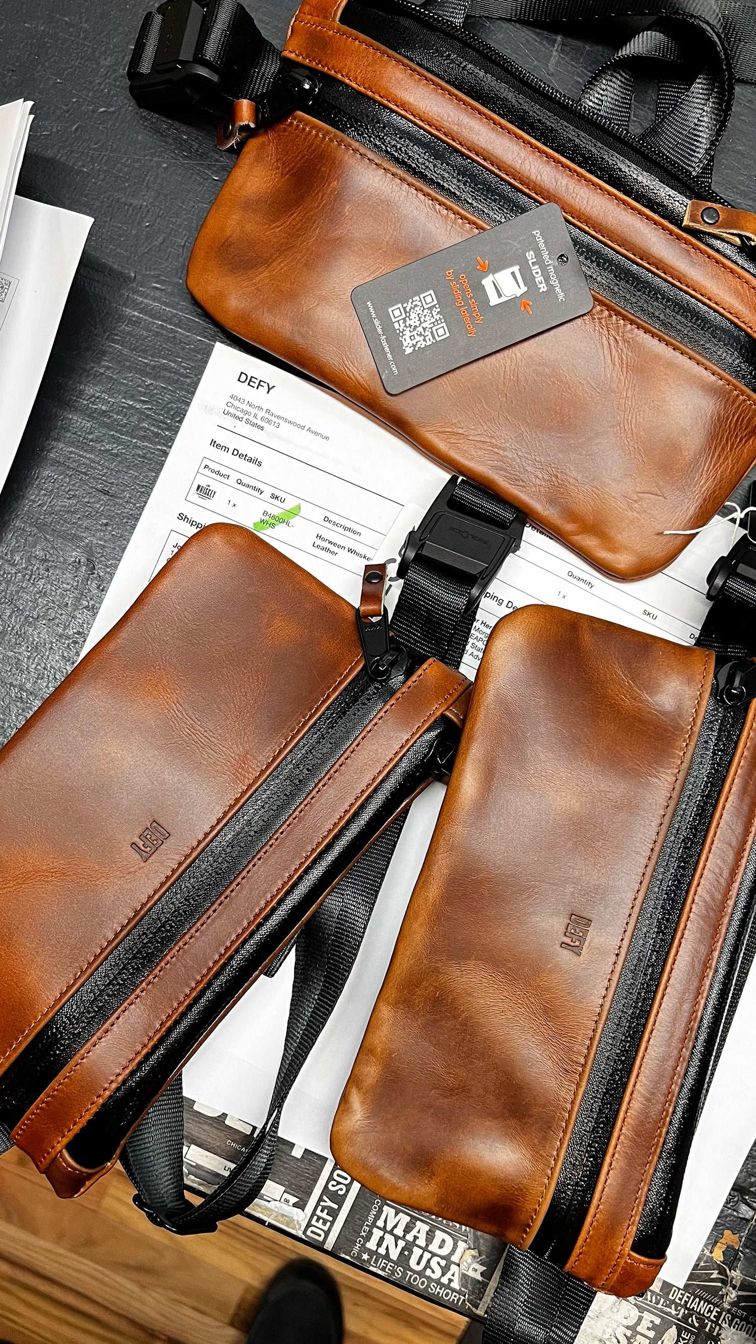 Nefarious 'Naked' Edition / Horween Cavalier Whiskey Leather - Image 6