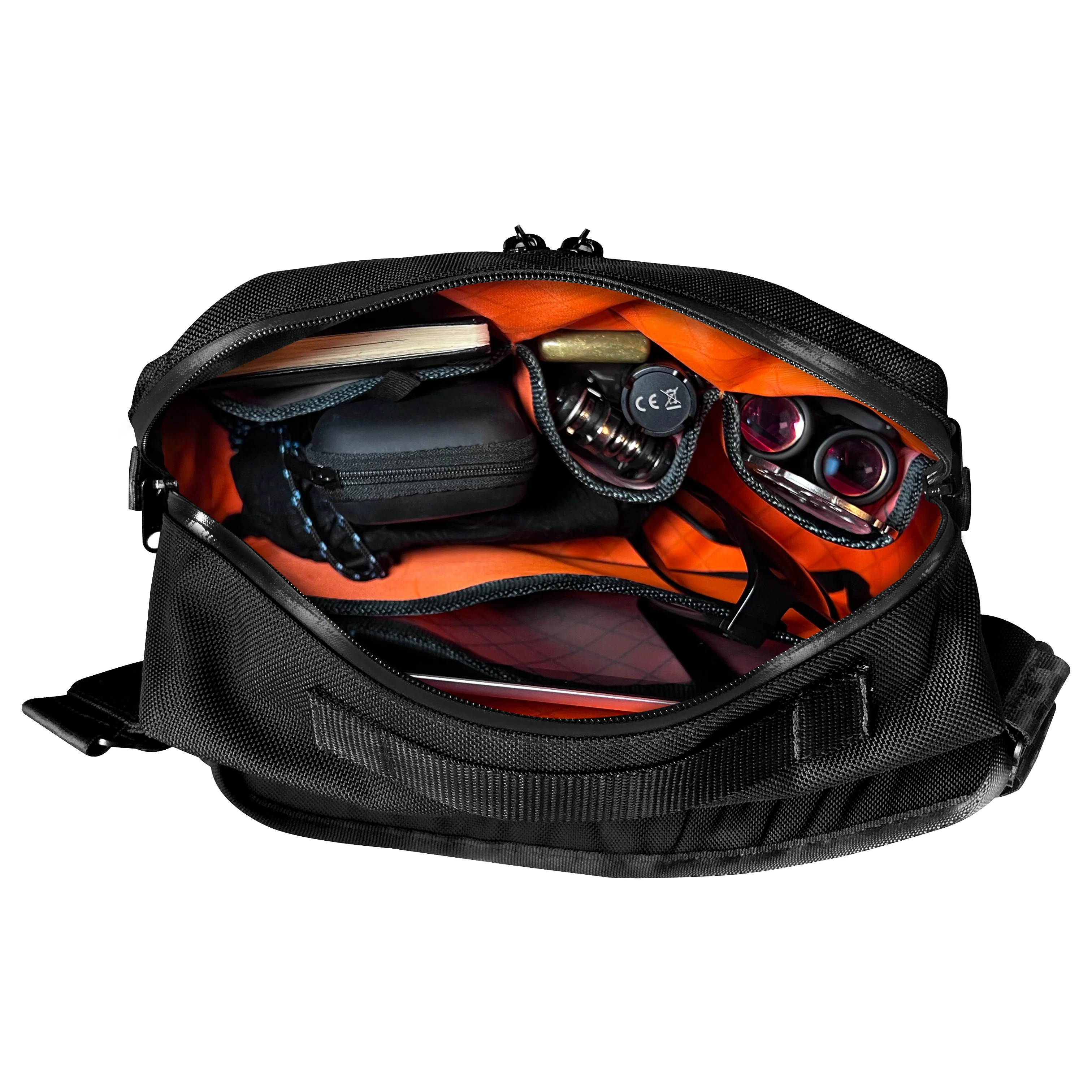 Insidious Jr. Sling 'Fire Edition' / Ballistic Nylon x ECOPAK™ EPX Blaze Orange - Image 2