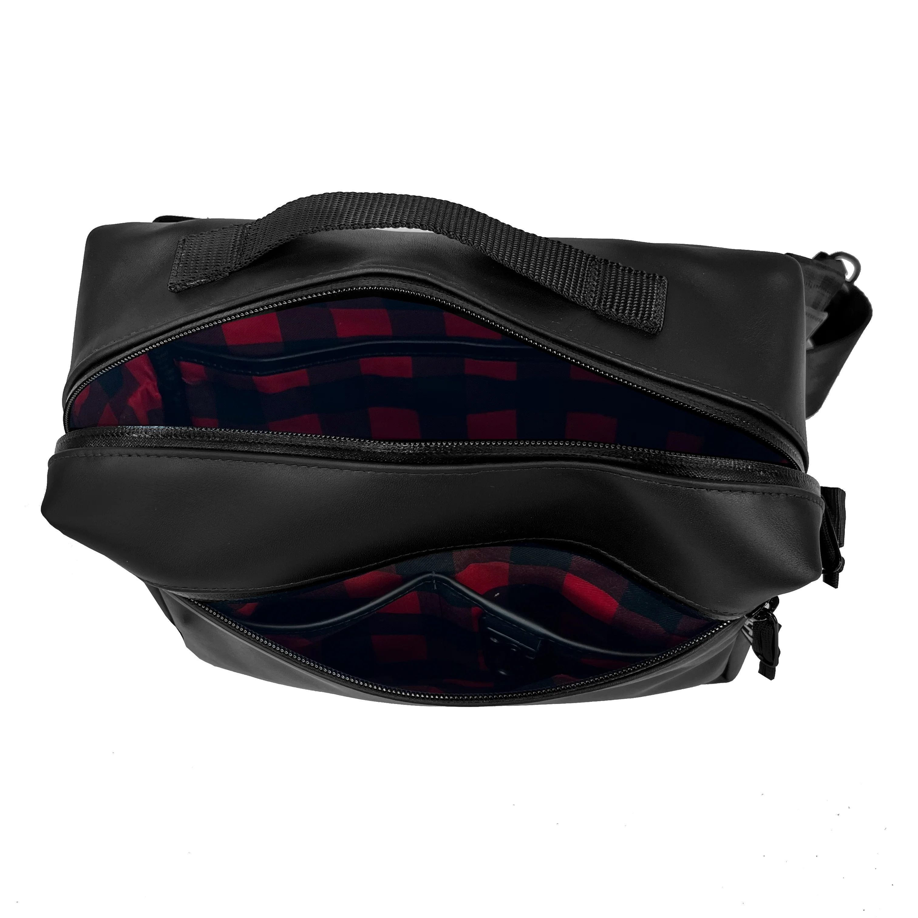 Insidious Jr. Sling / Horween Essex Rookery Leather x TexWax™ Buffalo Plaid Wax Canvas Bundle / Ships in 6-10 Weeks - Image 2