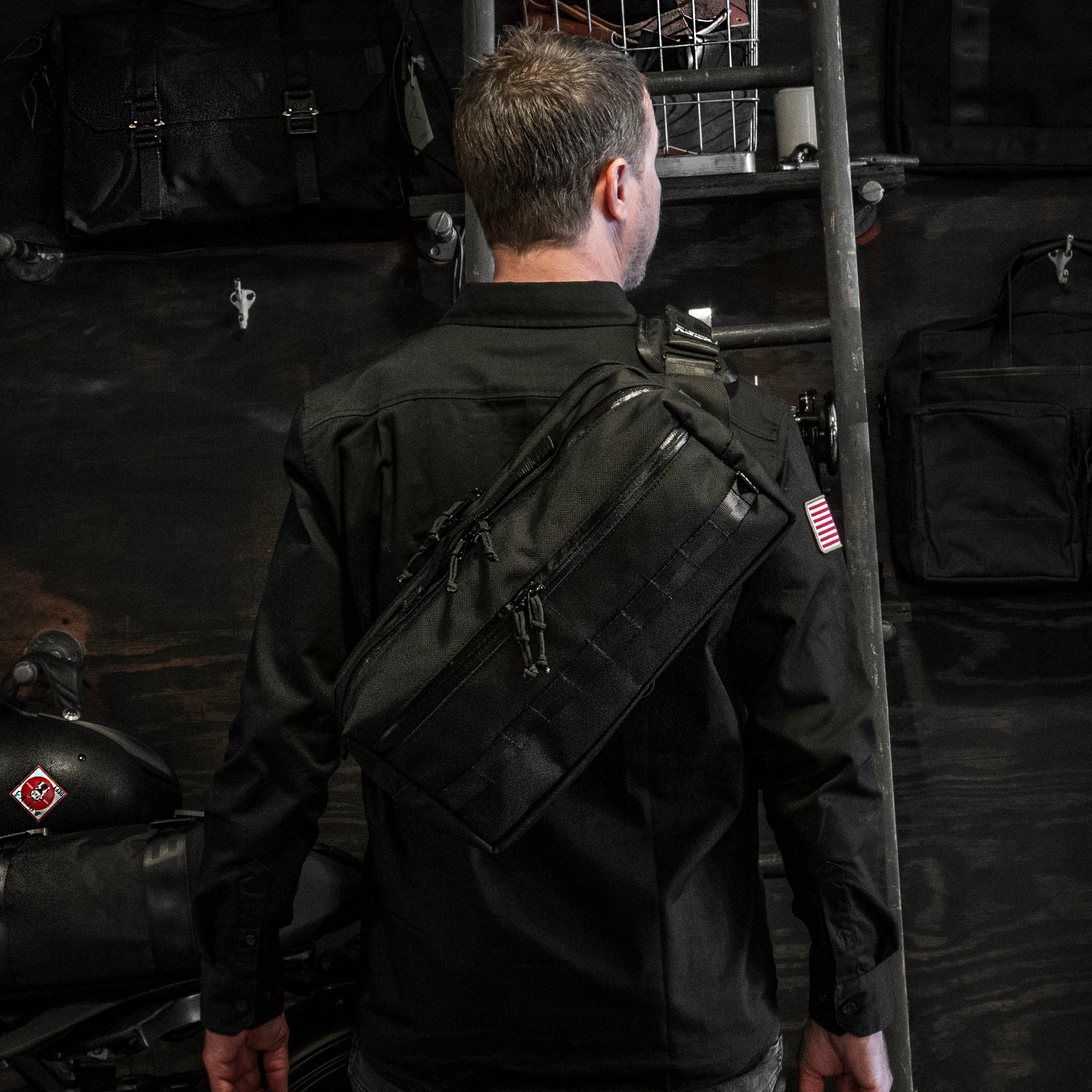 Insidious Sling 'Fire Edition' / Ballistic Nylon / ECOPAK™ EPX Blaze Orange / Low Stock - Image 11