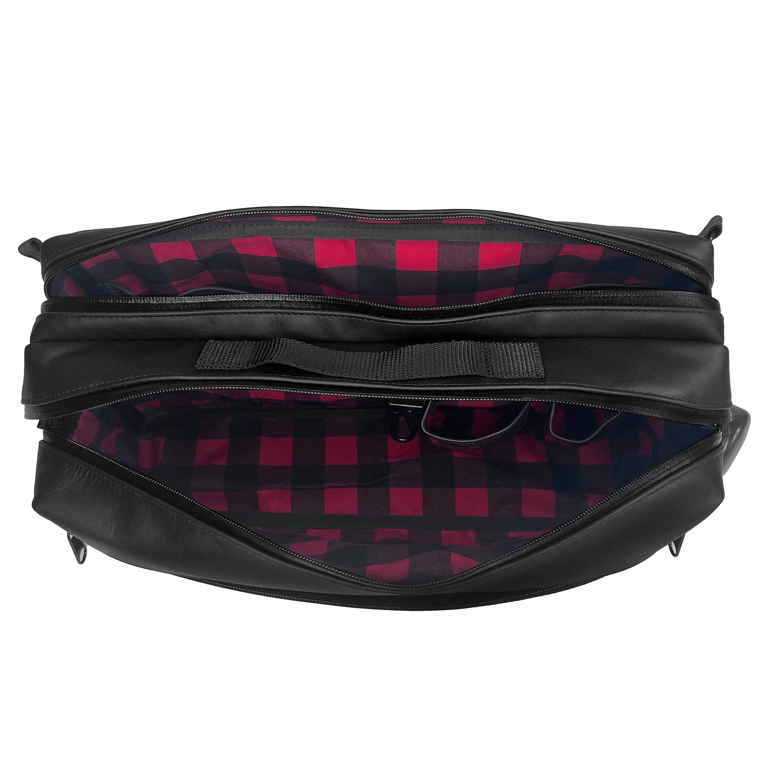 Insidious Sling / Horween Austin Calf Leather x TexWax™ Buffalo Plaid Wax Canvas / Last 1 - Image 3
