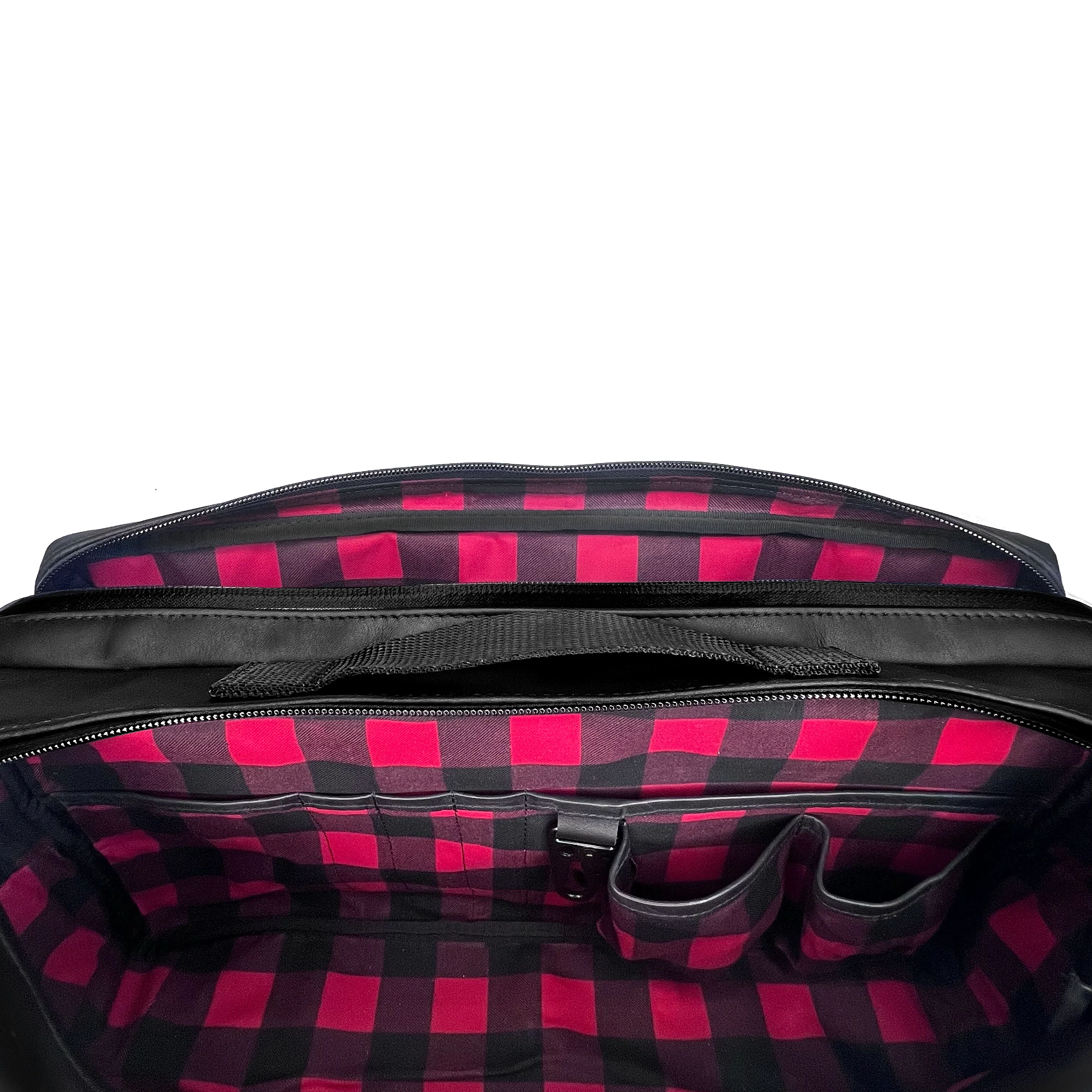 Insidious Sling / Horween Austin Calf Leather x TexWax™ Buffalo Plaid Wax Canvas / Last 1 - Image 4