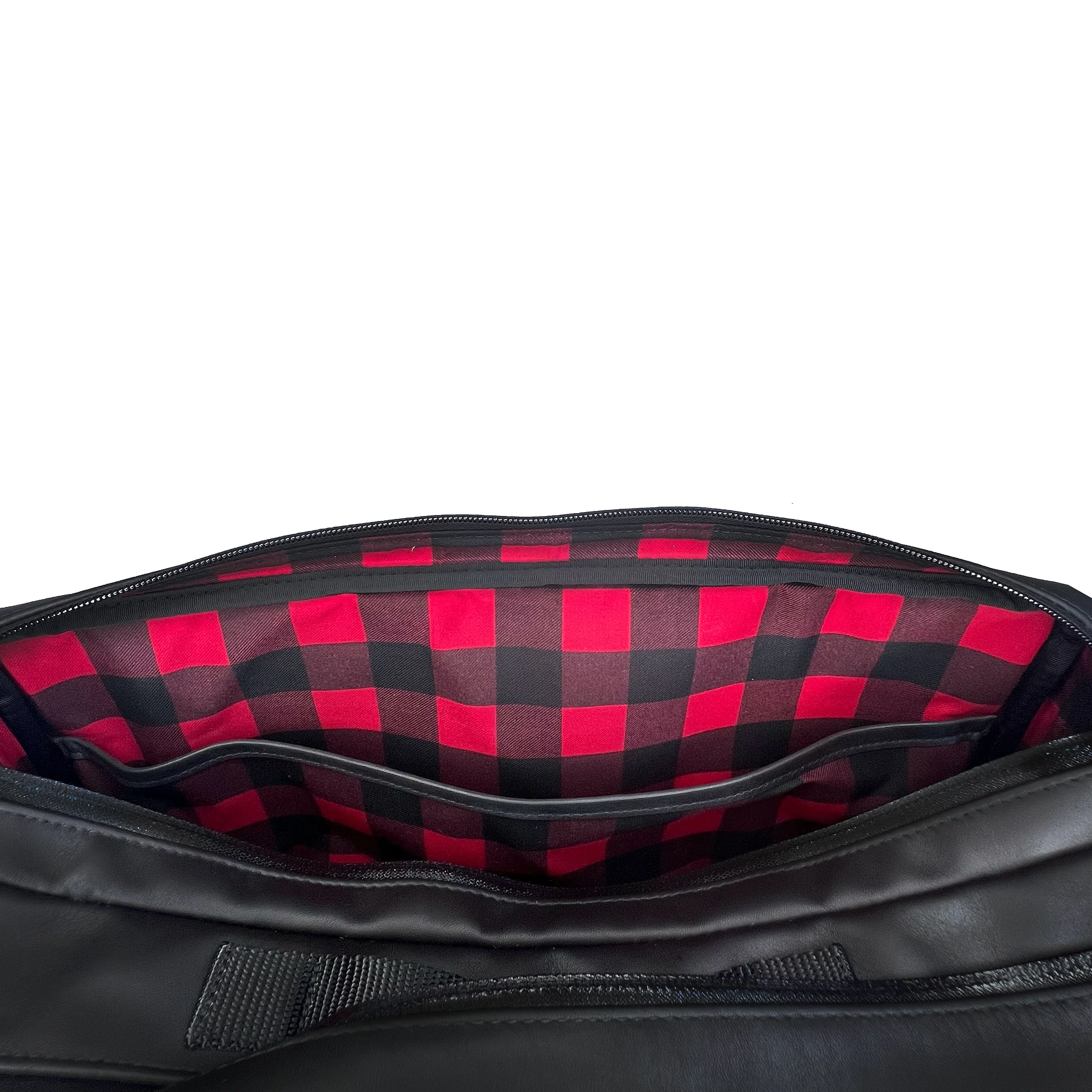 Insidious Sling / Horween Austin Calf Leather x TexWax™ Buffalo Plaid Wax Canvas / Last 1 - Image 5