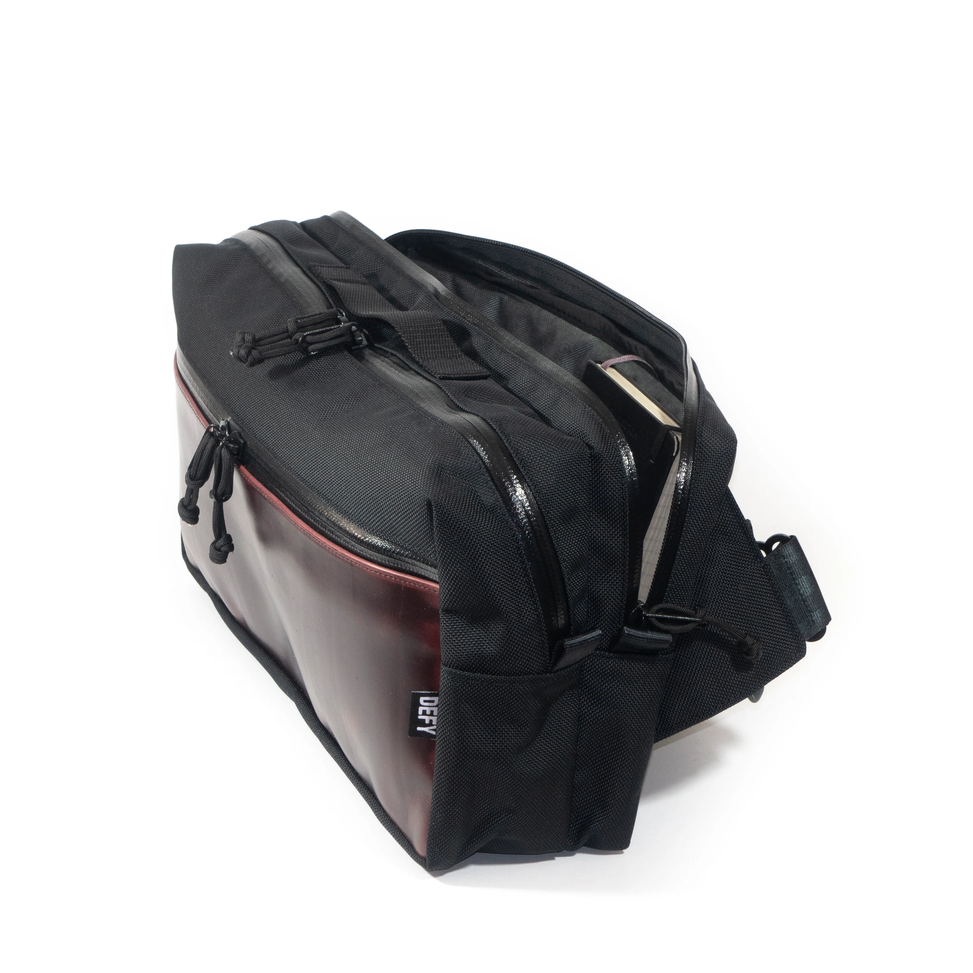 Insidious Sling / Ballistic Nylon + Horween Oxblood Chromexel® Leather / Ships in 8-10 Weeks - Image 3