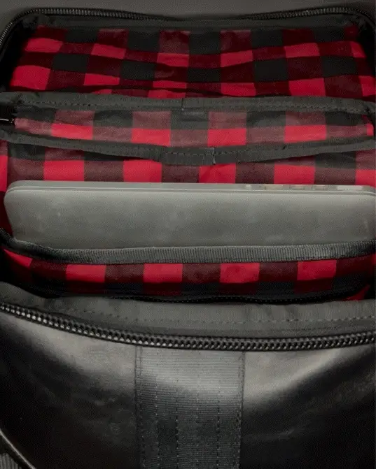 Menace Backpack 2.0 / Full Horween Essex Rookery Leather x TexWax™ Buffalo Plaid Wax Canvas Bundle / Ships in 3-4 Weeks - Image 9