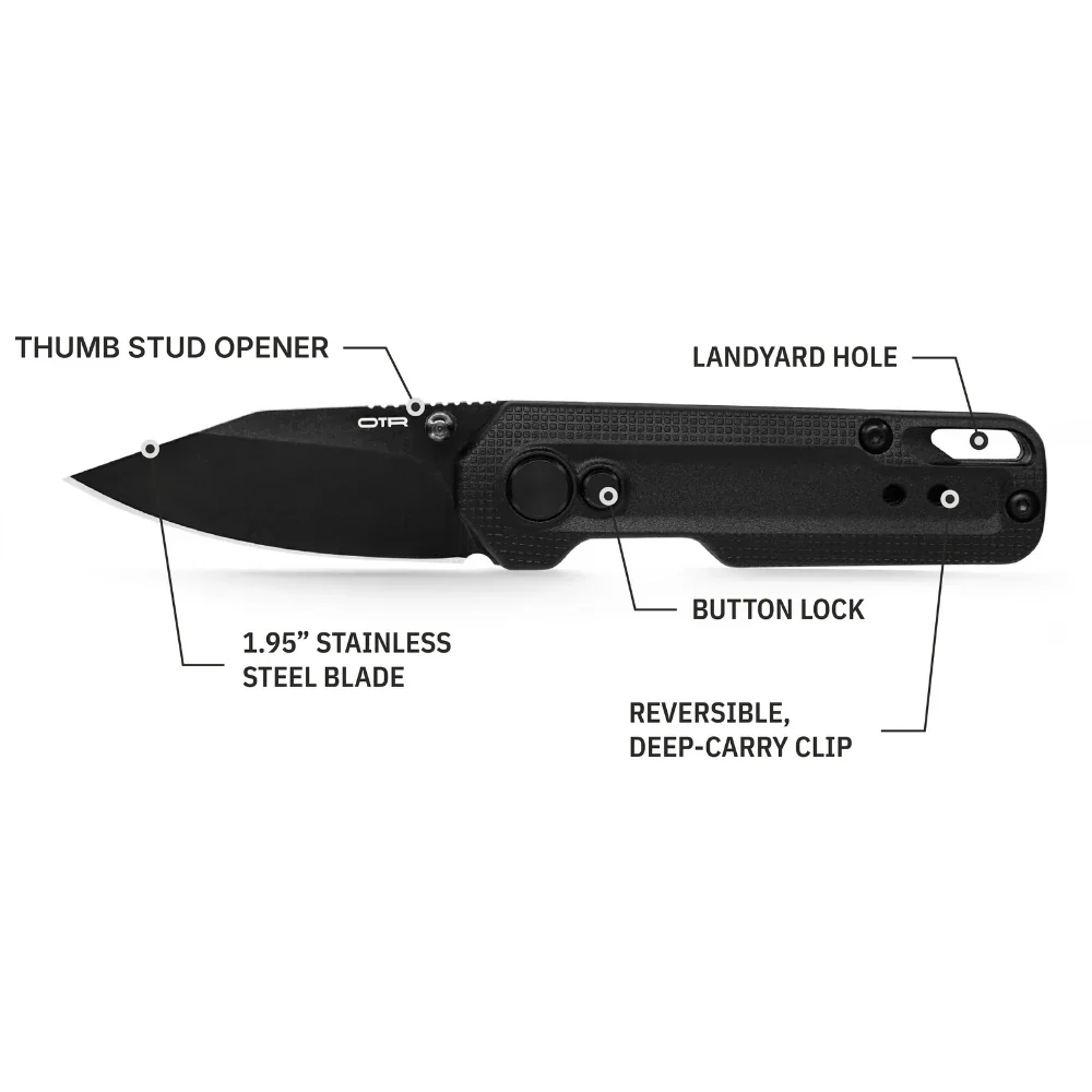 DEFY x OTR Black Mini Pocket Knife - Image 5