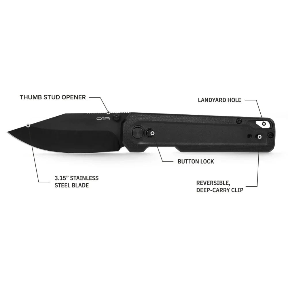 DEFY x OTR Black Pocket Knife - Image 6