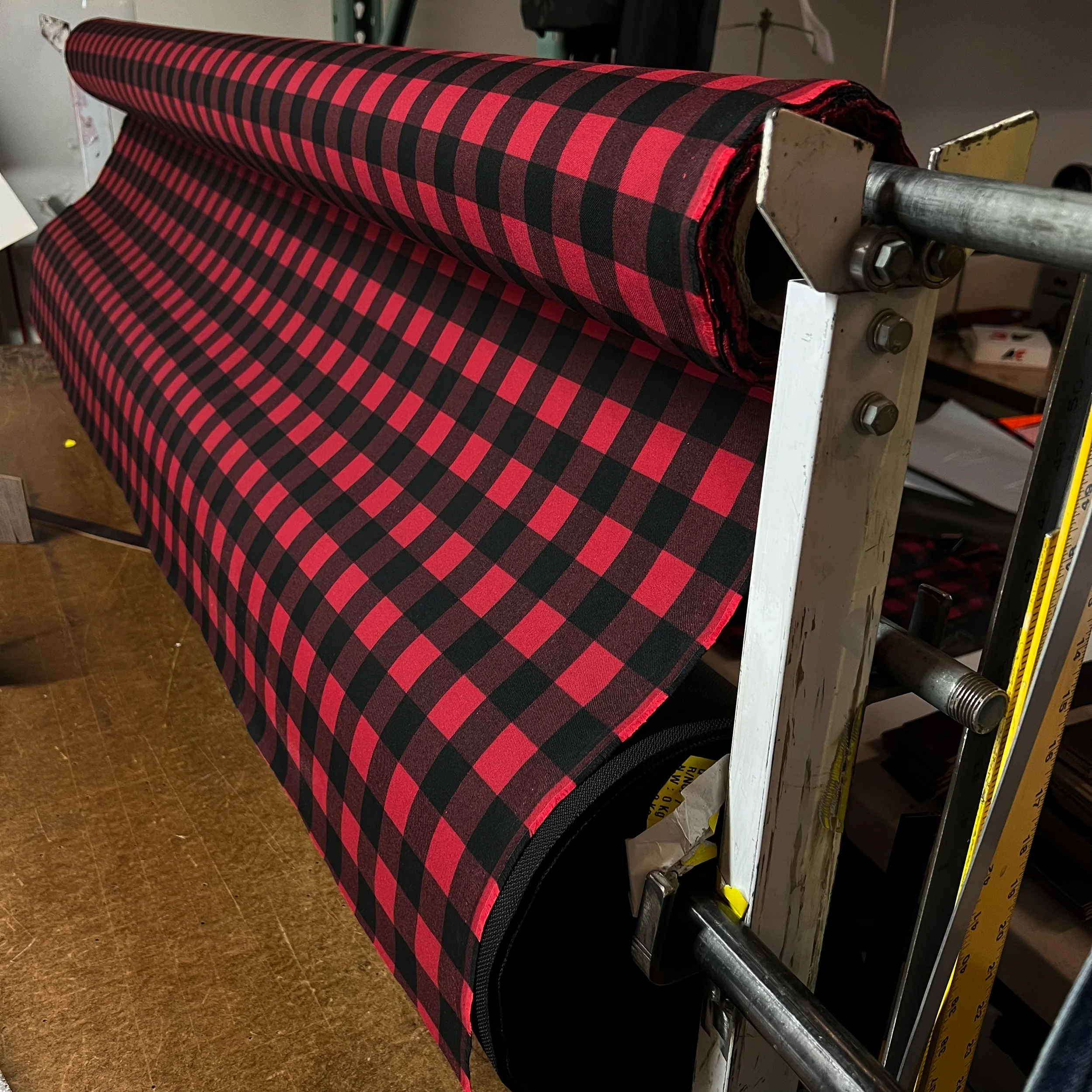 Recon Mini Horween Essex Rookery Leather x TexWax™ Buffalo Plaid Wax Canvas - Image 2