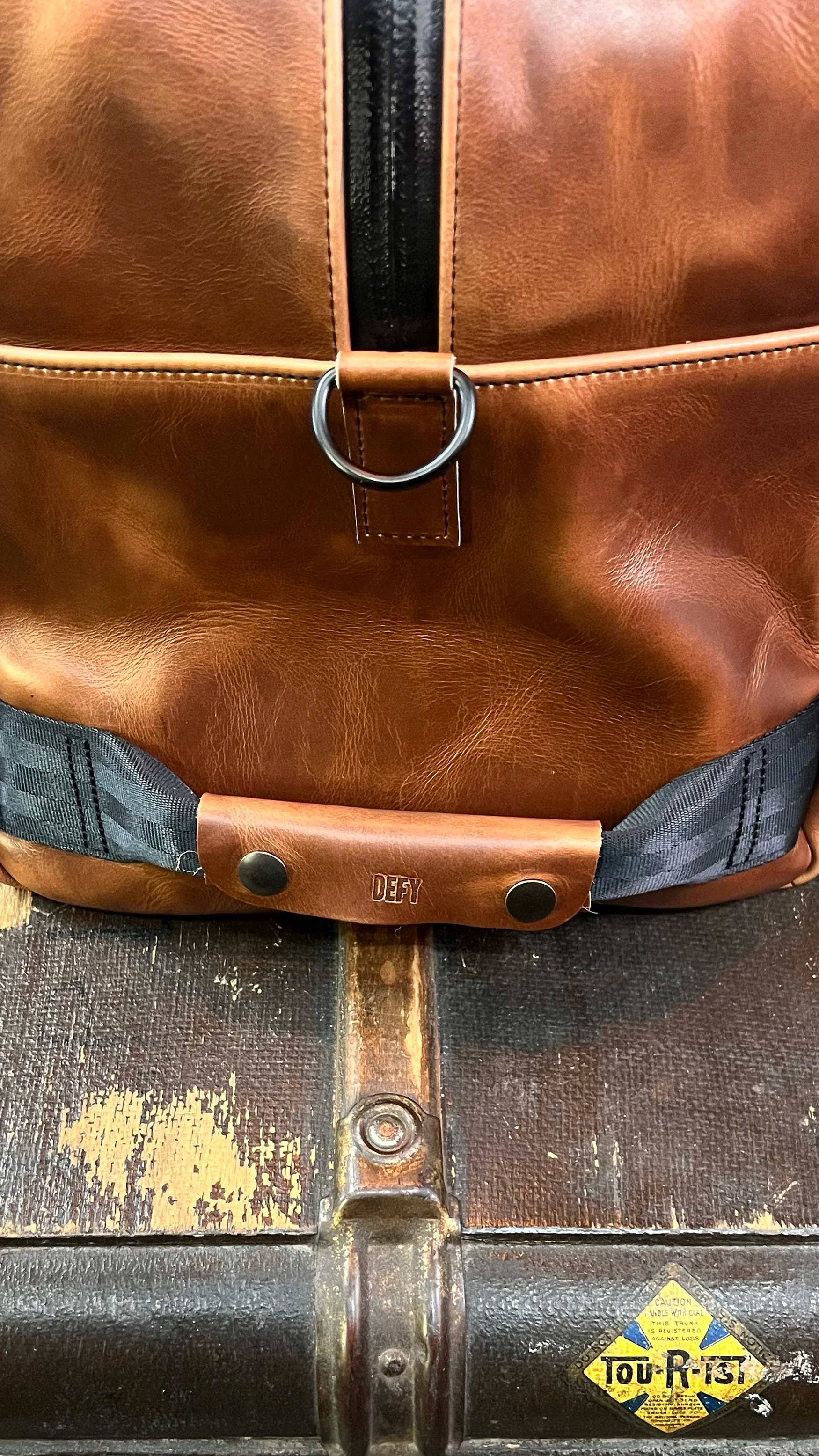 Bundle: R&R Weekender Horween Whiskey Cavalier Leather x TexWax™ Buffalo Plaid Wax Canvas / Ships in 6-10 Weeks - Image 10