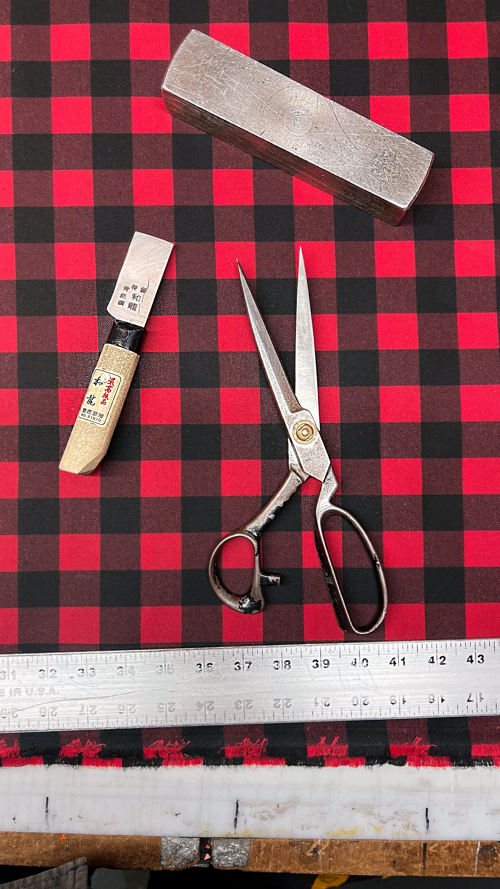 Bundle: R&R Weekender Horween Whiskey Cavalier Leather x TexWax™ Buffalo Plaid Wax Canvas / Ships in 6-10 Weeks - Image 13