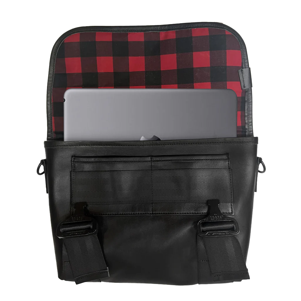 Recon Mini Horween Essex Rookery Leather x TexWax™ Buffalo Plaid Wax Canvas - Image 4