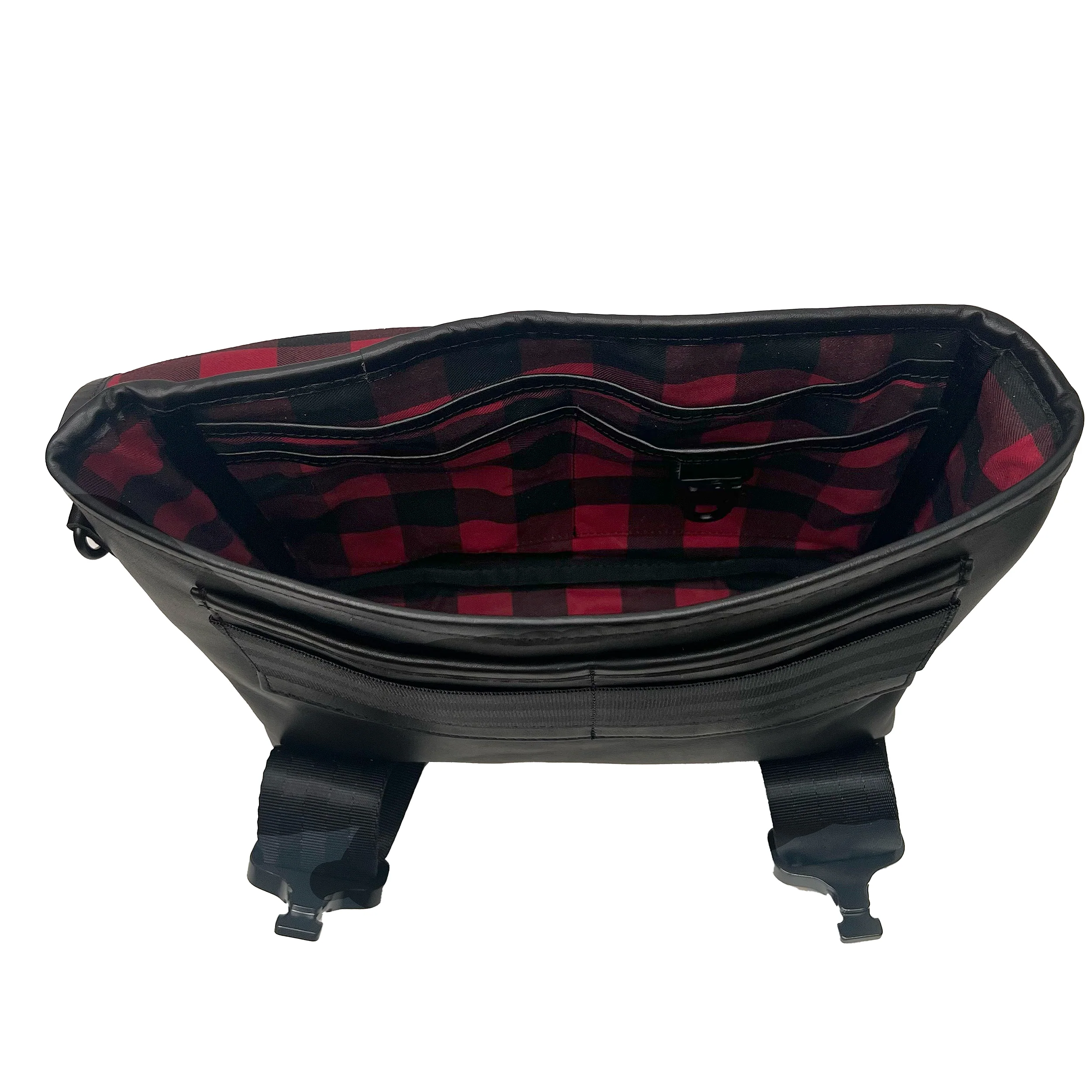 Recon Mini Horween Essex Rookery Leather x TexWax™ Buffalo Plaid Wax Canvas - Image 5