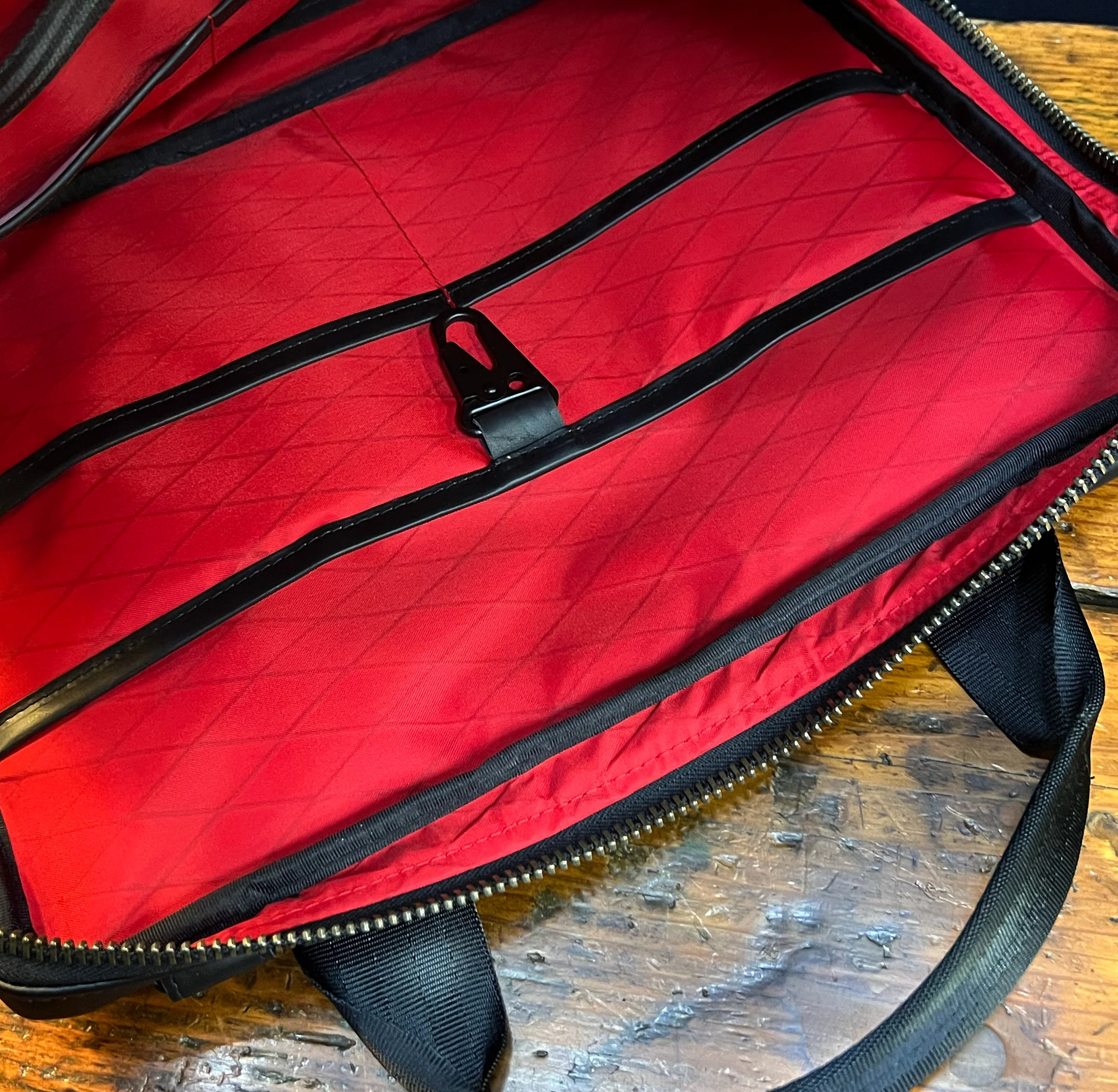 Slim Briefcase Horween Austin Calf Leather x Redrum X-PAC™ / Low Stock - Image 16
