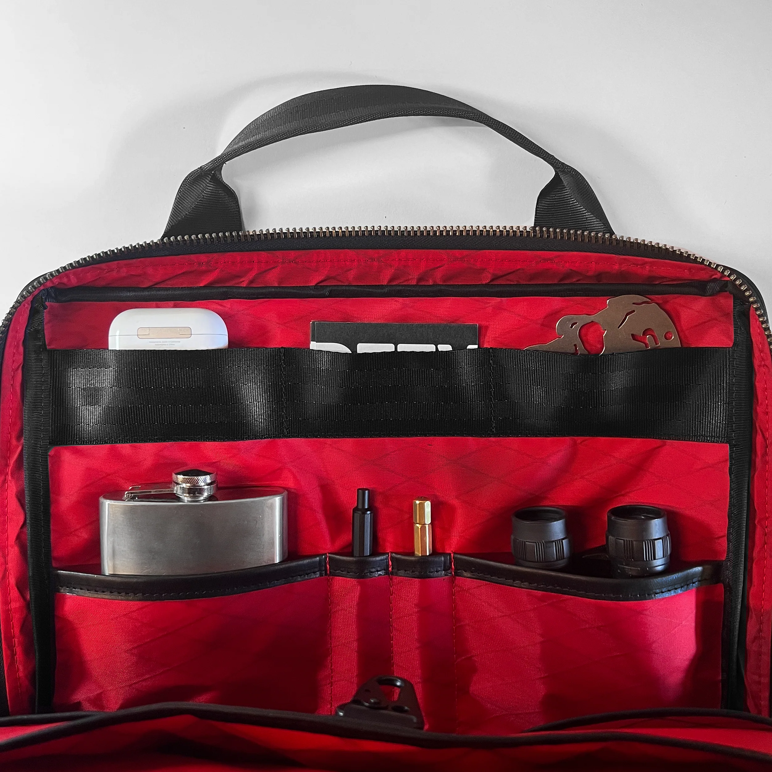 Slim Briefcase Horween Austin Calf Leather x Redrum X-PAC™ / Low Stock - Image 2