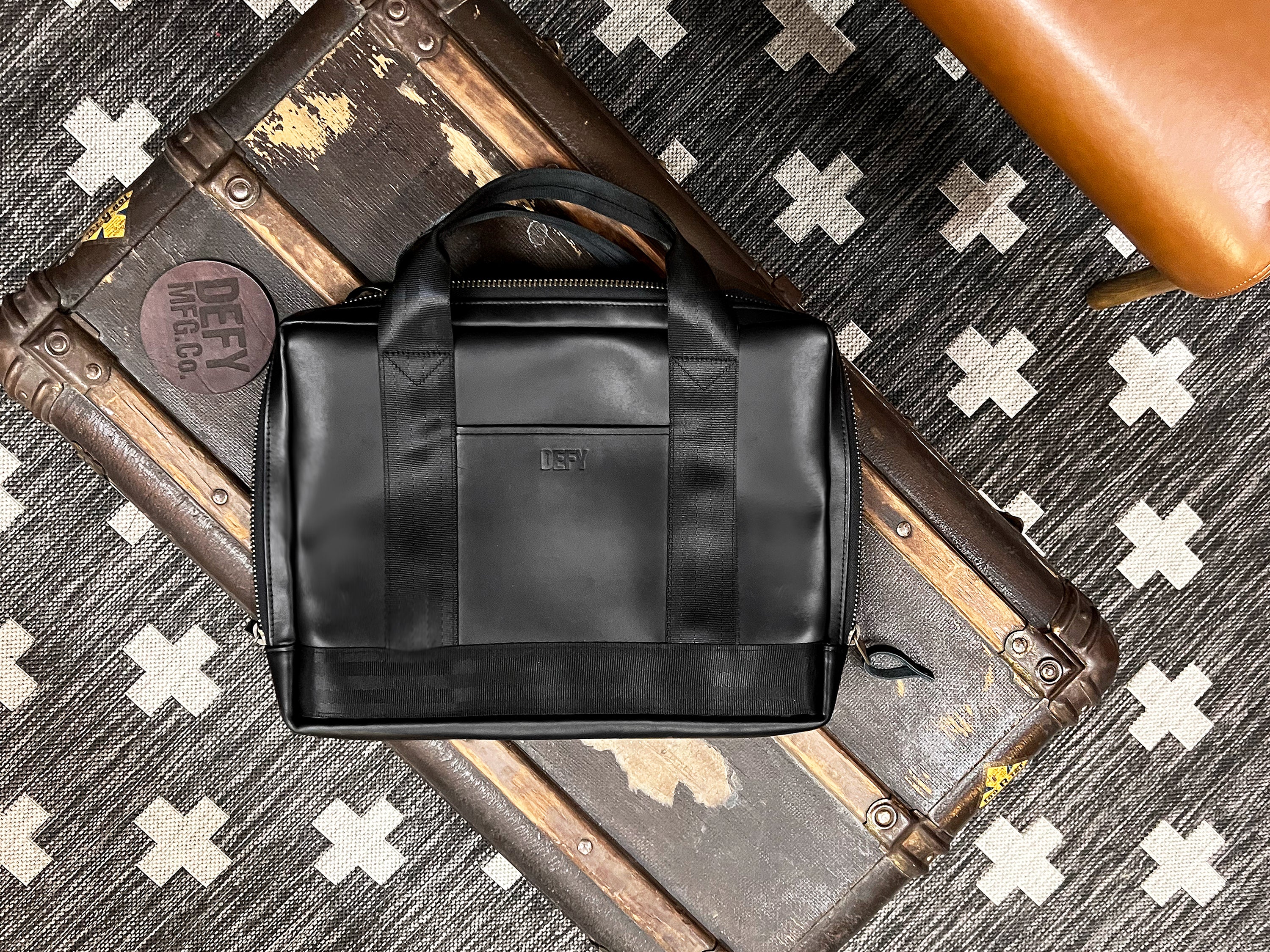 Slim Briefcase Horween Austin Calf Leather x Redrum X-PAC™ / Low Stock - Image 3