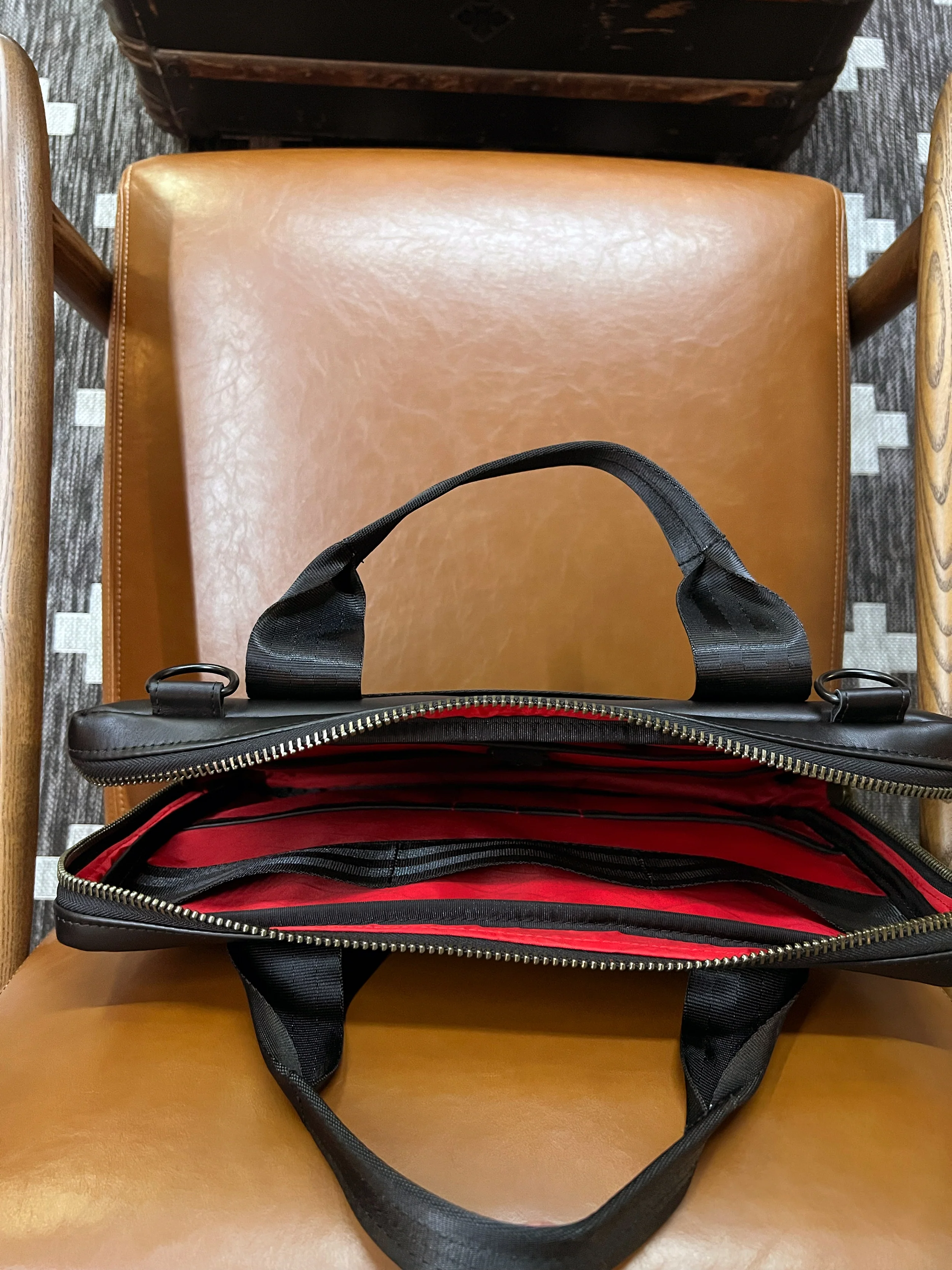 Slim Briefcase Horween Austin Calf Leather x Redrum X-PAC™ / Low Stock - Image 6