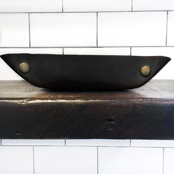 DEFY CLUTTER Valet Tray / Horween Leather - Image 15