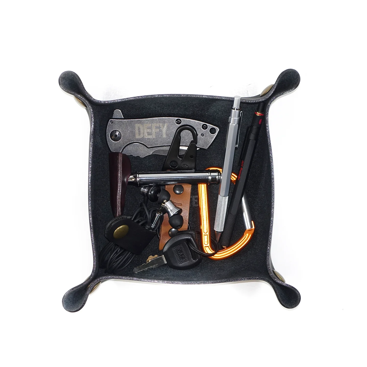 DEFY CLUTTER Valet Tray / Horween Leather - Image 16