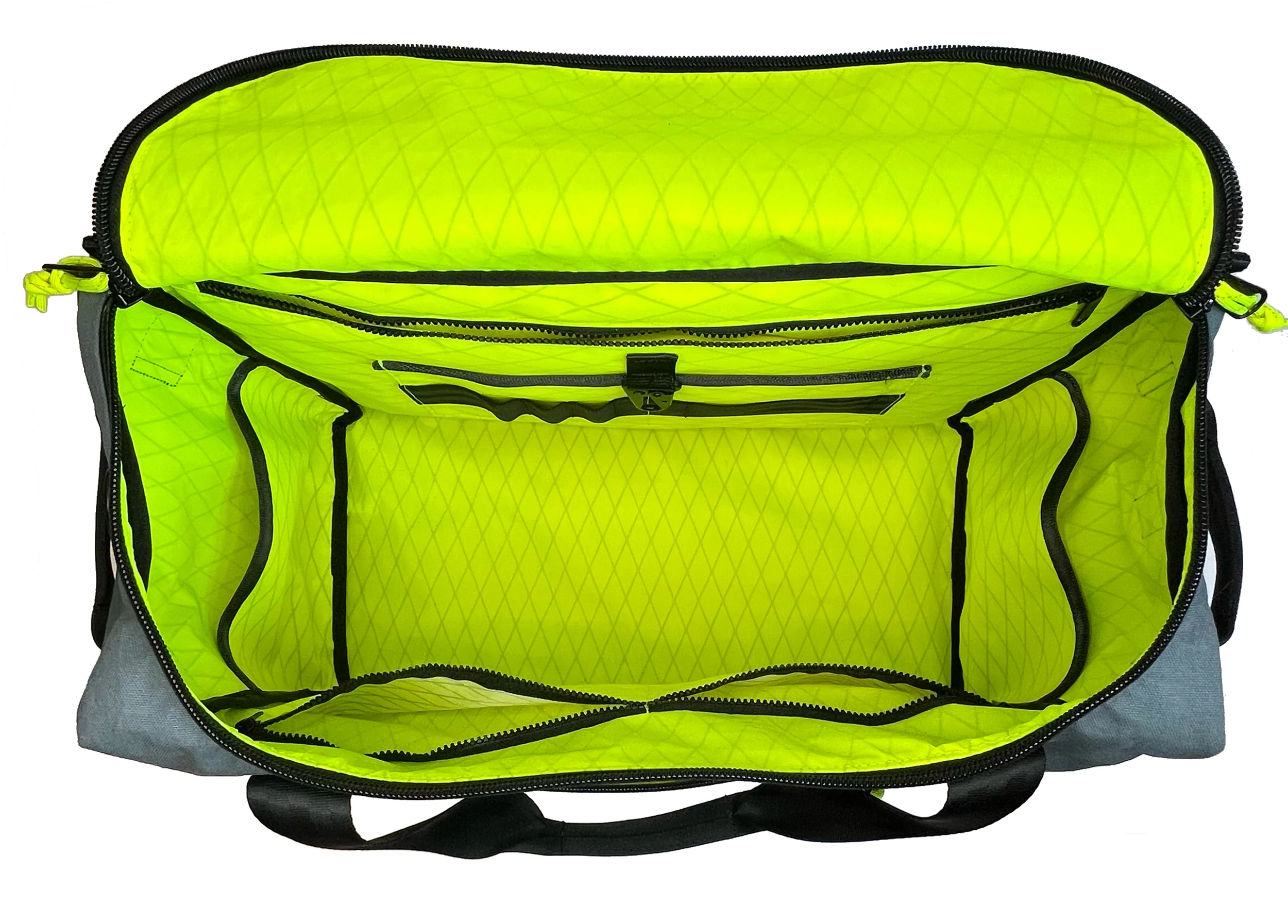 The Rover Backpack / Storm Grey X-Pac® X11 x X-Pac™ Hi-Vis Yellow - Image 11