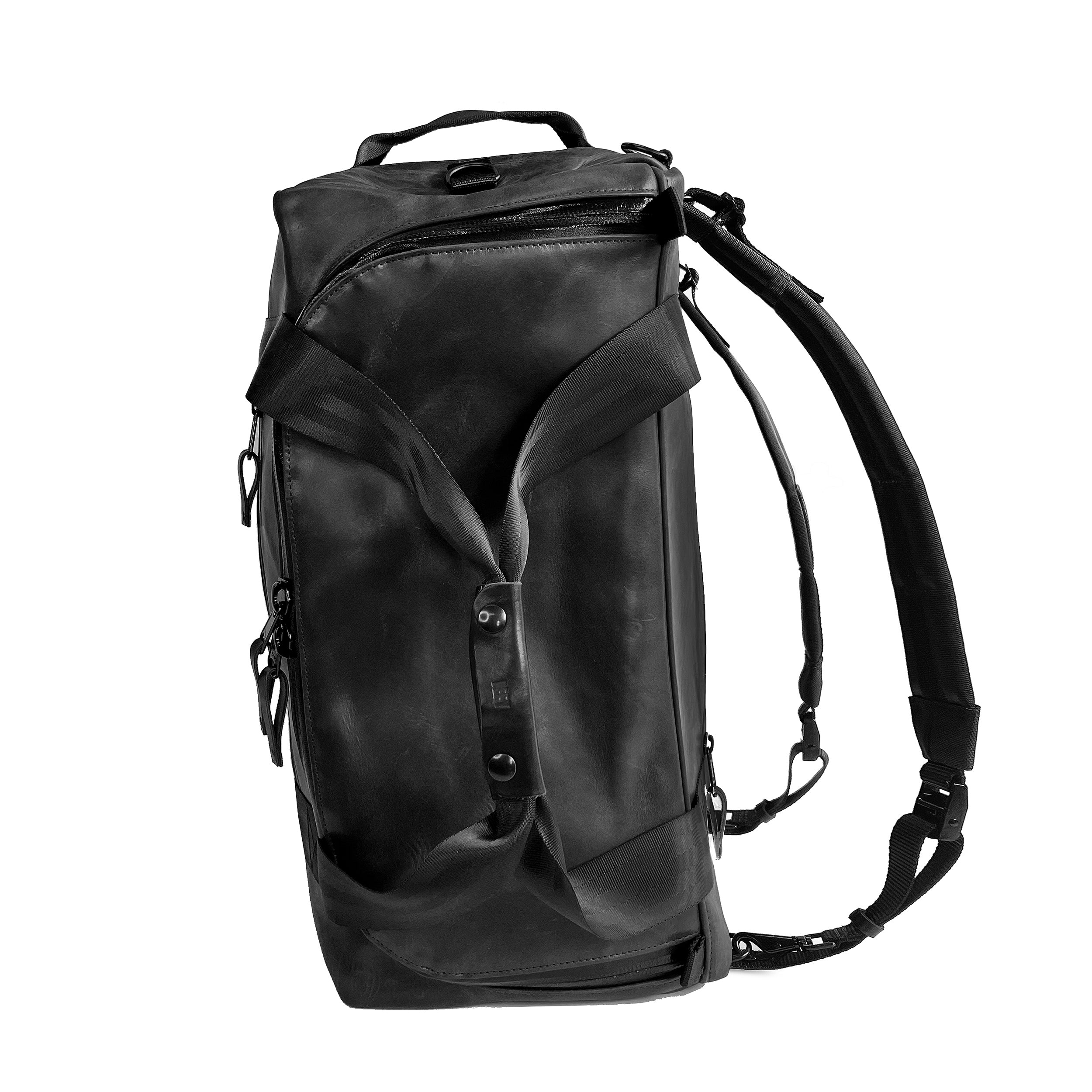 The Rover Backpack Horween Essex Rookery Leather Bundle x TexWax™ Buffalo Plaid Wax Canvas / Ships in 6-10 Weeks - Image 3