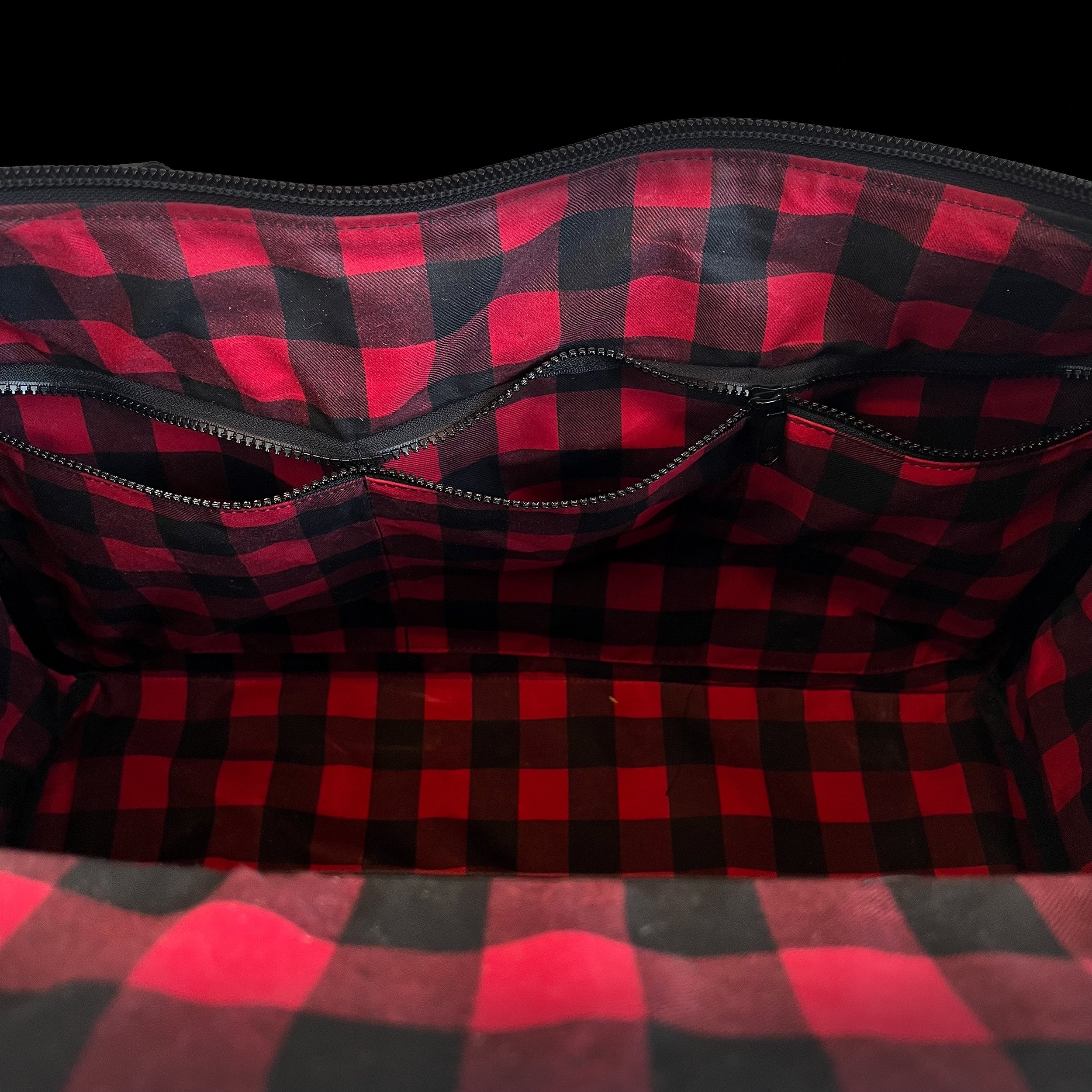 The Rover Backpack Horween Essex Rookery Leather Bundle x TexWax™ Buffalo Plaid Wax Canvas / Ships in 6-10 Weeks - Image 9
