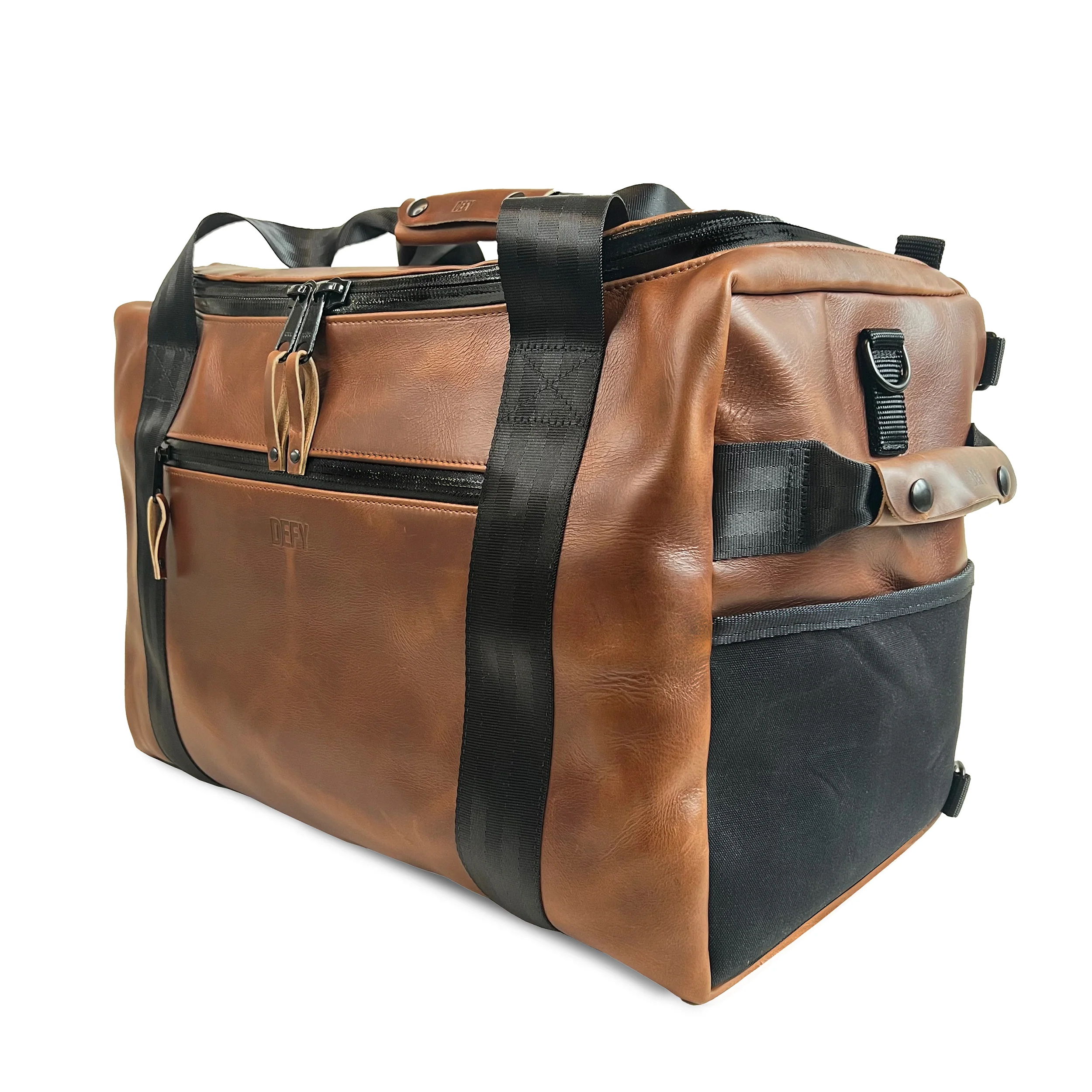 The Rover Backpack / Horween Whiskey Cavalier Leather x Buffalo Plaid Wax Canvas / Last 1 - Image 3