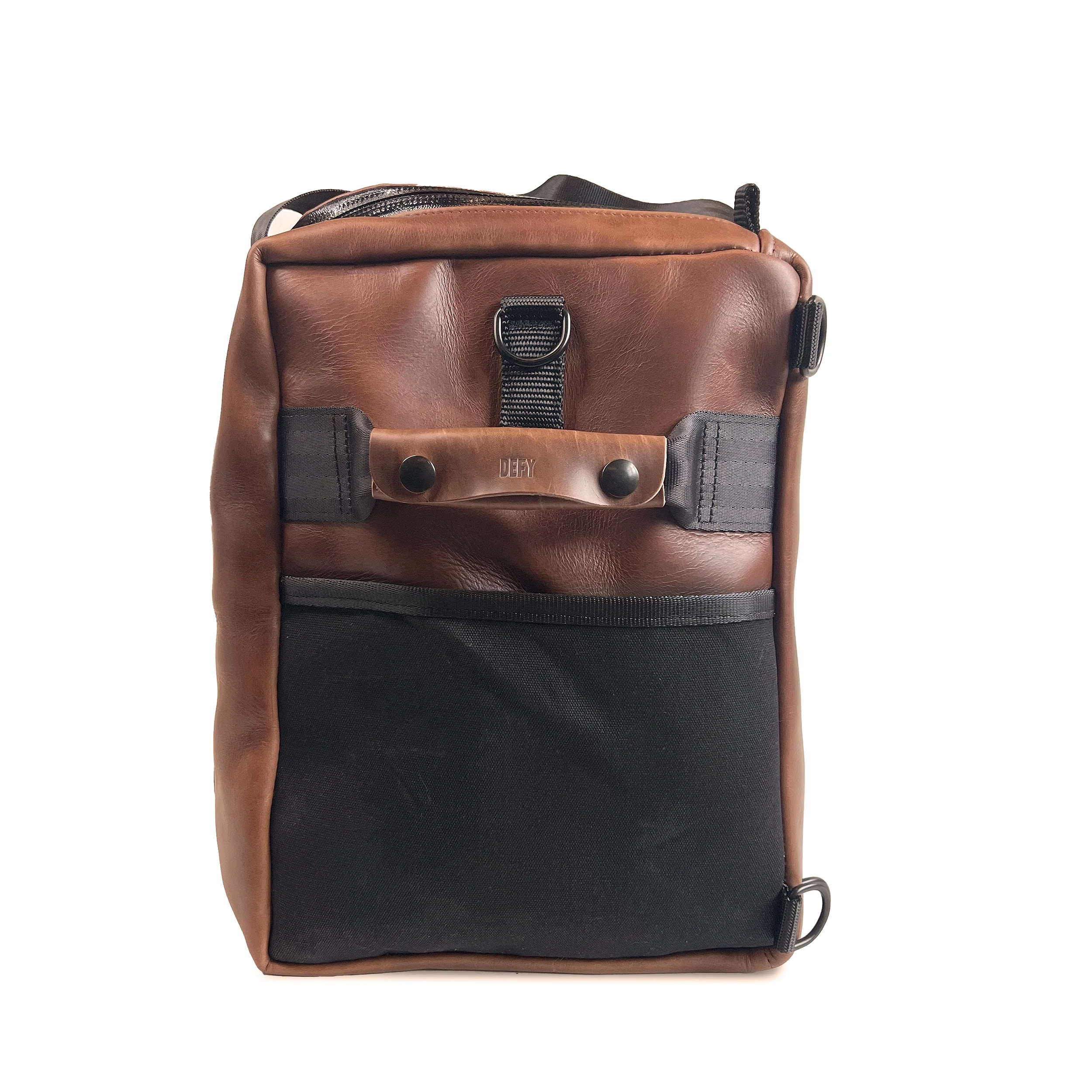 The Rover Backpack / Horween Whiskey Cavalier Leather x Buffalo Plaid Wax Canvas / Last 1 - Image 5