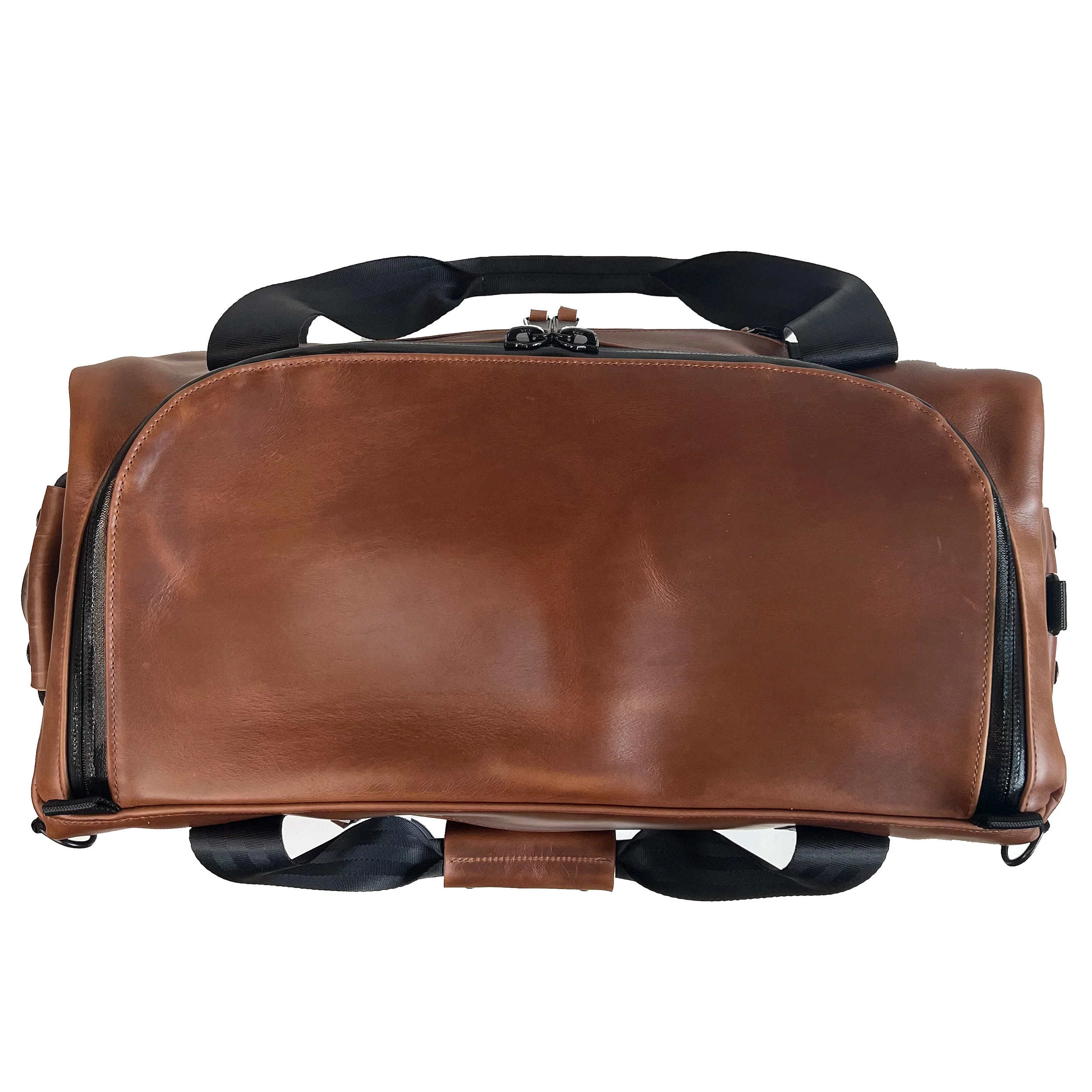 The Rover Backpack / Horween Whiskey Cavalier Leather x Buffalo Plaid Wax Canvas / Last 1 - Image 7