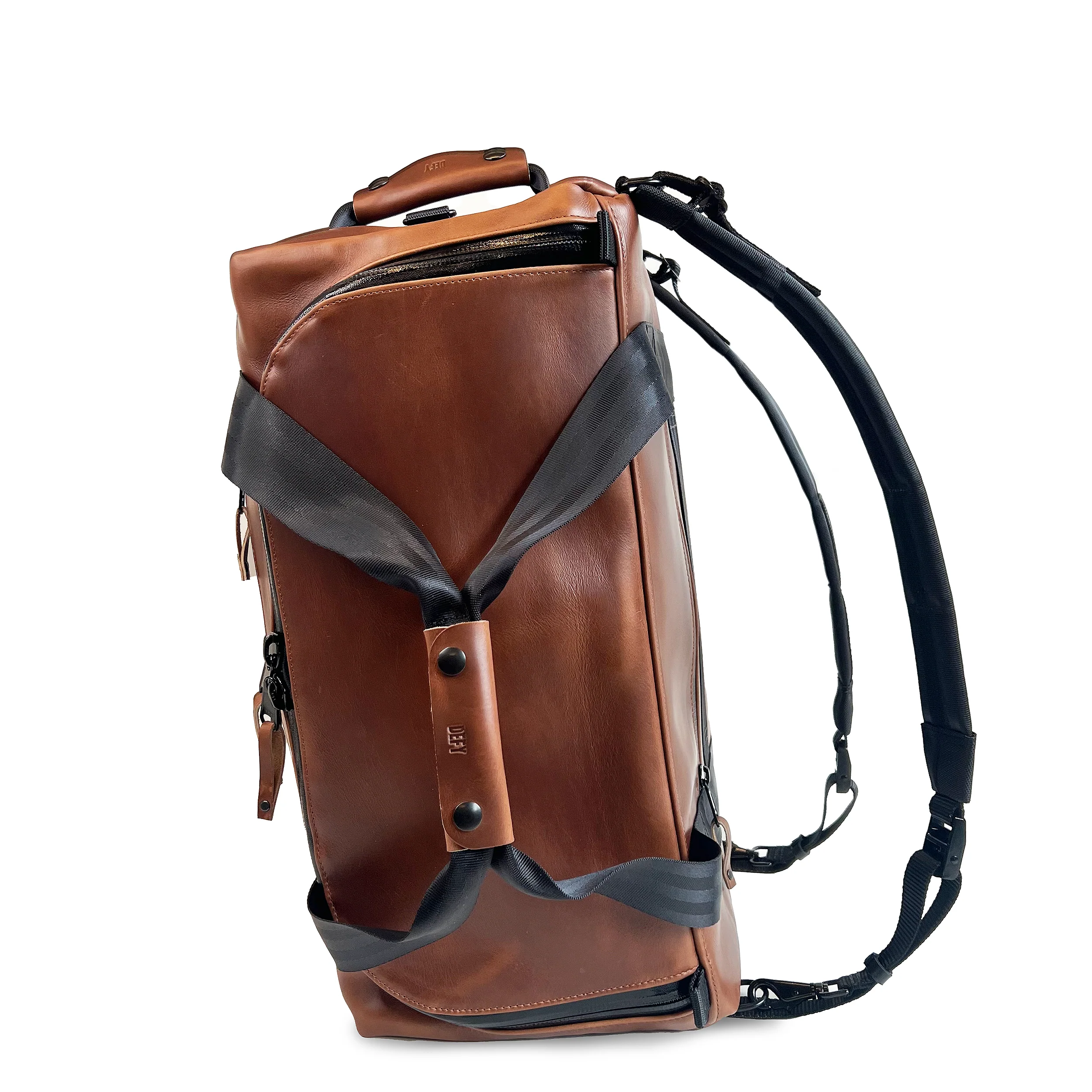 The Rover Backpack / Horween Whiskey Cavalier Leather x Buffalo Plaid Wax Canvas / Last 1 - Image 8