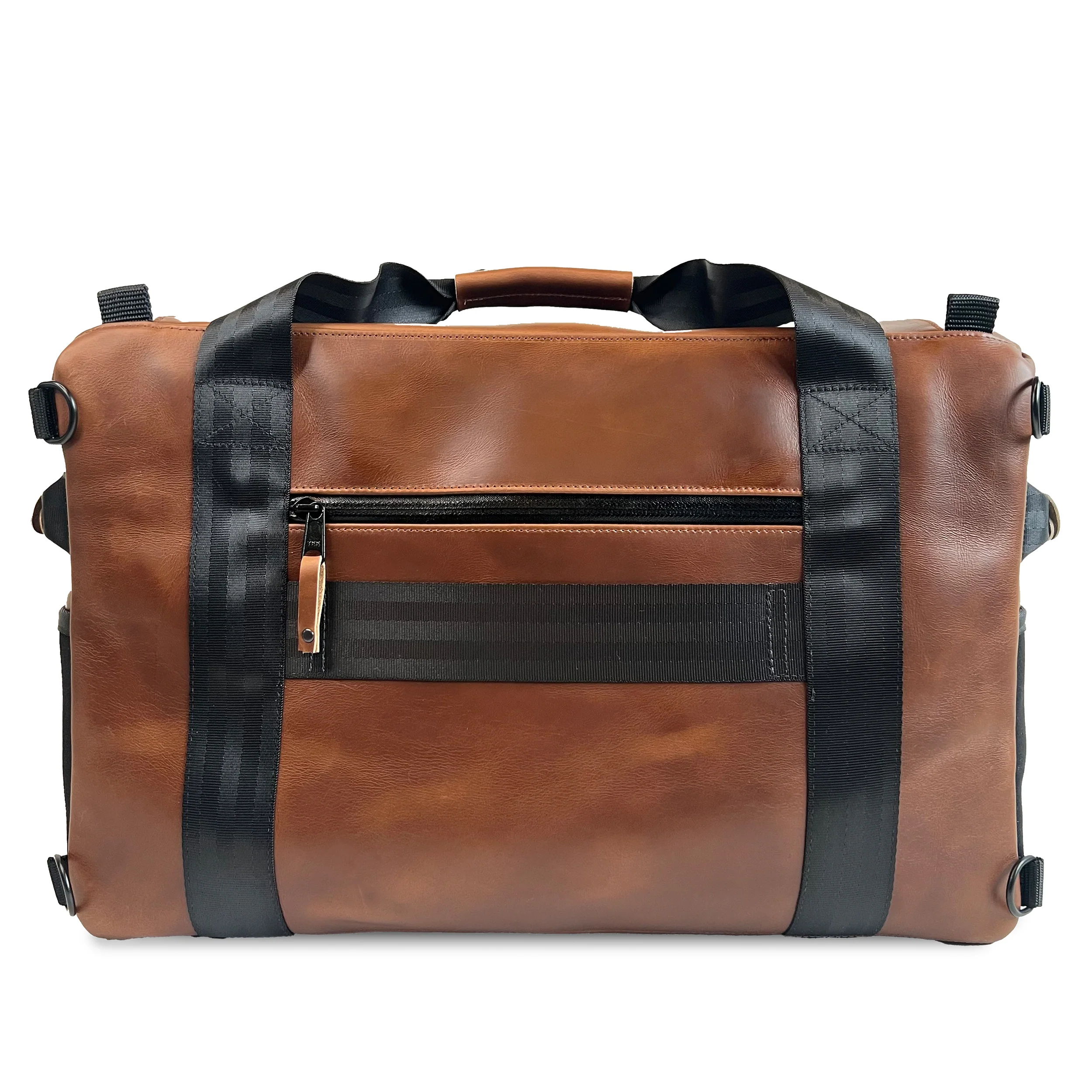 The Rover Backpack / Horween Whiskey Cavalier Leather x Buffalo Plaid Wax Canvas / Last 1 - Image 9