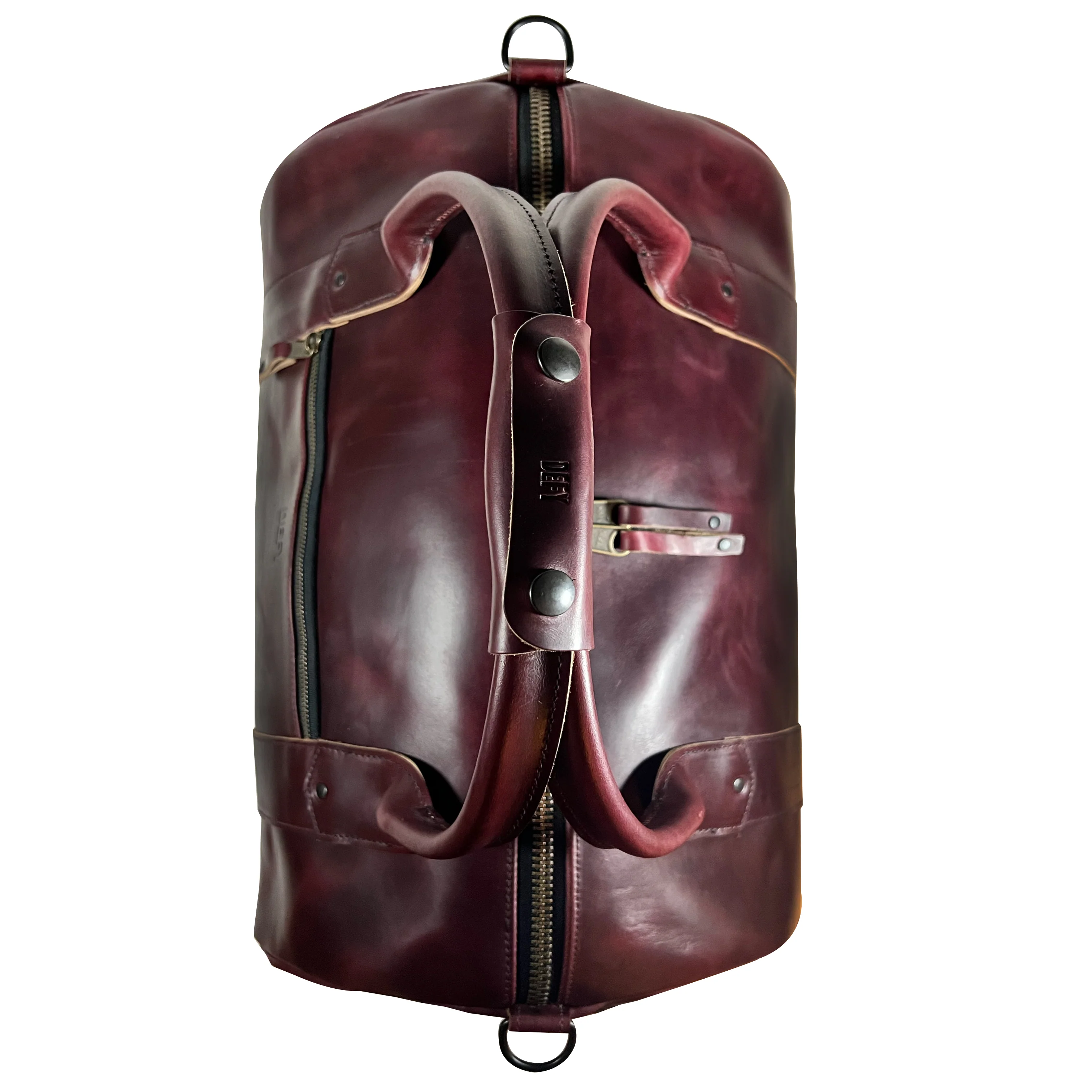The Ultimate Overnighter / Horween OxBlood Leather / Autumn Plaid Lining Bundle / Last 1 - Image 7