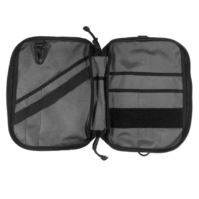 The Void Horween Cavalier Whiskey Leather x Ballistic Nylon Admin Pouch / Small / Ships in 6-10 Weeks - Image 2