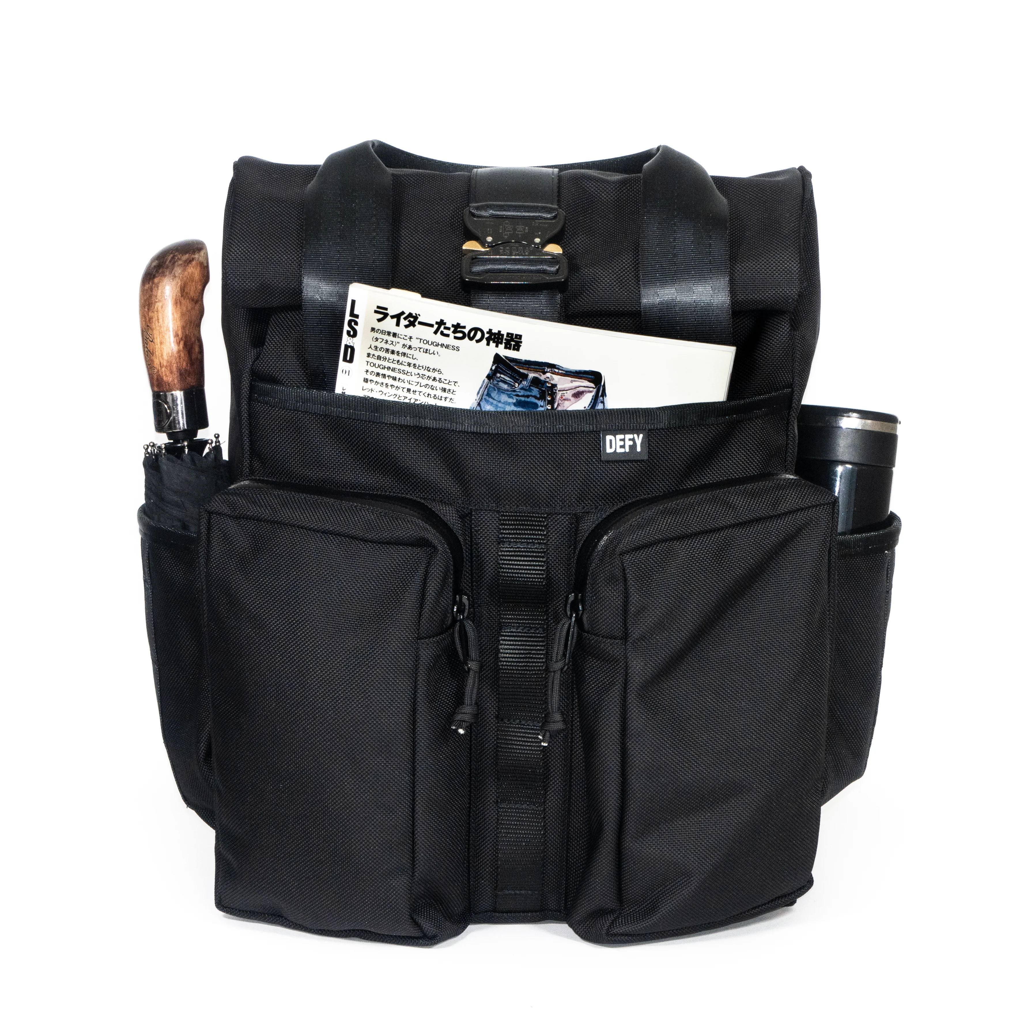 VerBockel 'Day Pack' Roll Top Backpack 2.0 Ballistic Nylon - Image 6